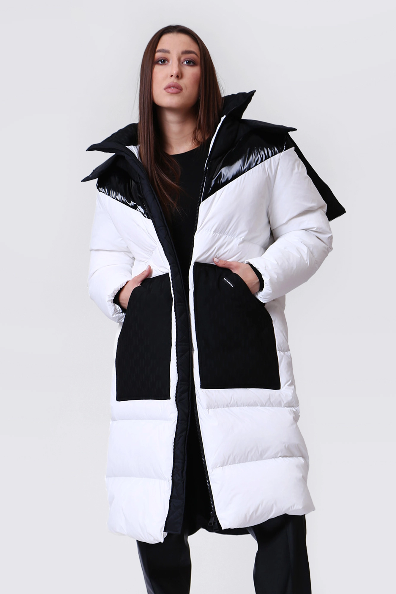 226W1505 куртка пуховая karl lagerfeld 