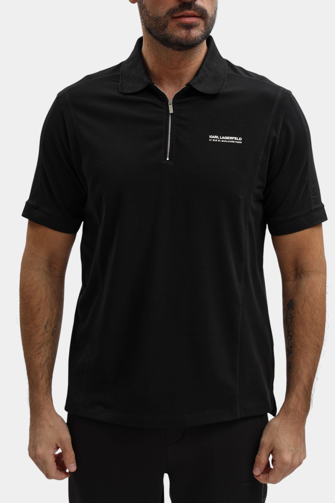 561221_745017 Поло Karl Lagerfeld Черный