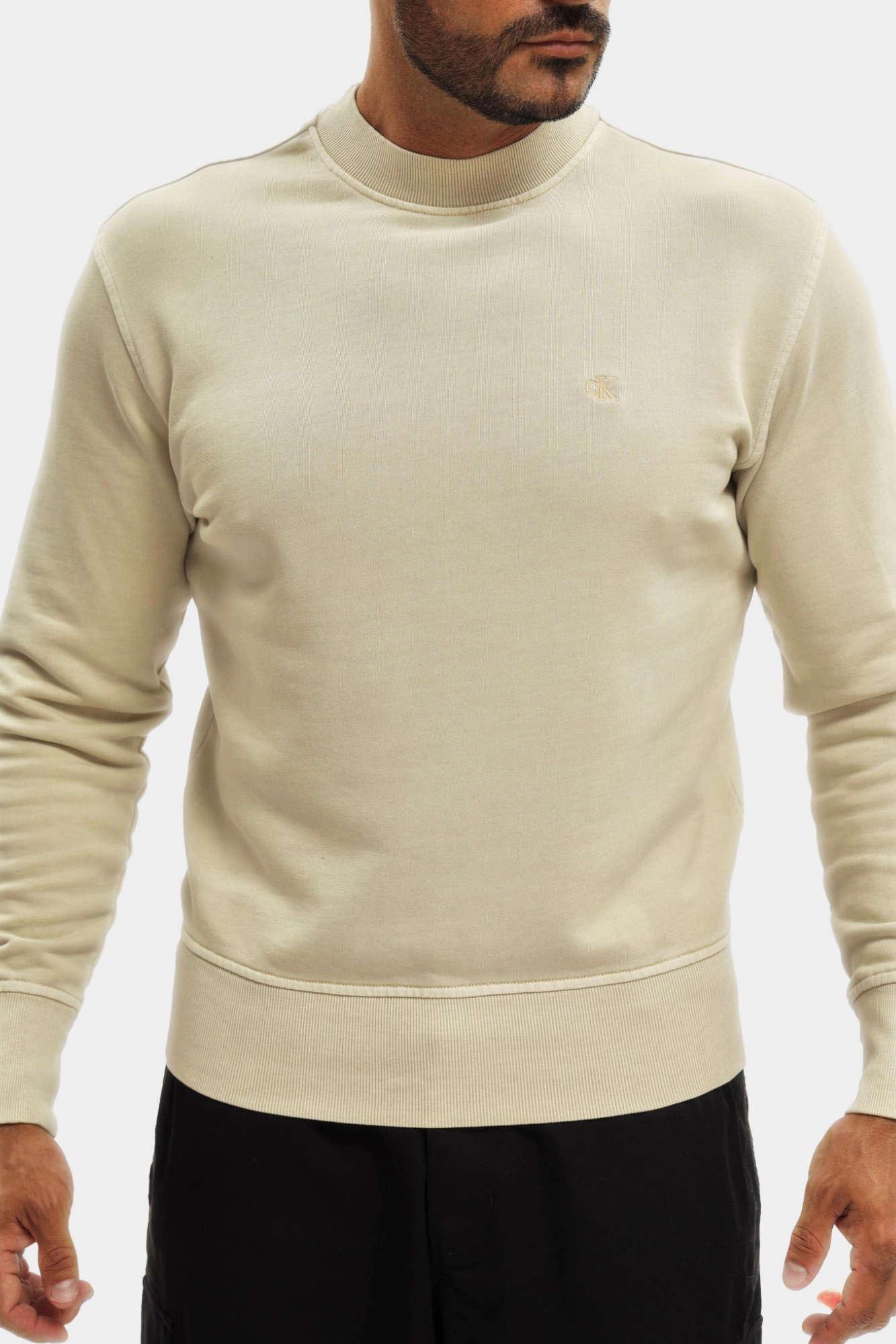 J30J327490 Свитшот Calvin Klein Jeans Бежевый