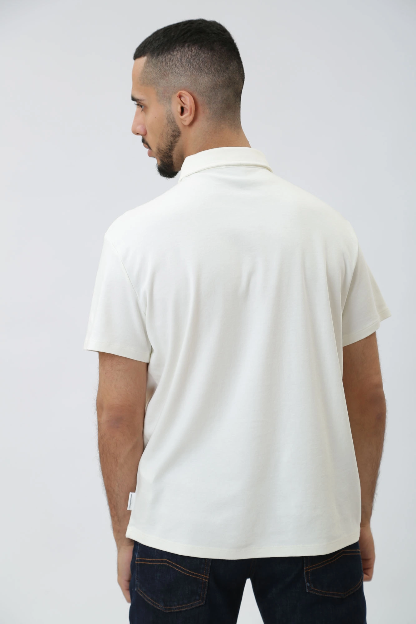 White armani polo on sale