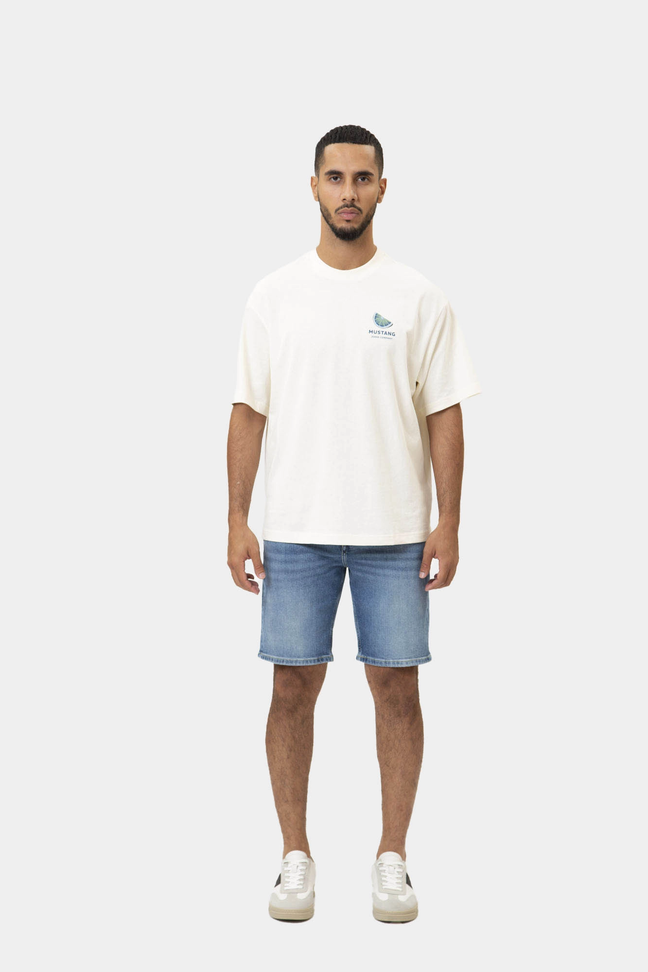 1015152-5000 Шорты джинсовые Mustang Синий