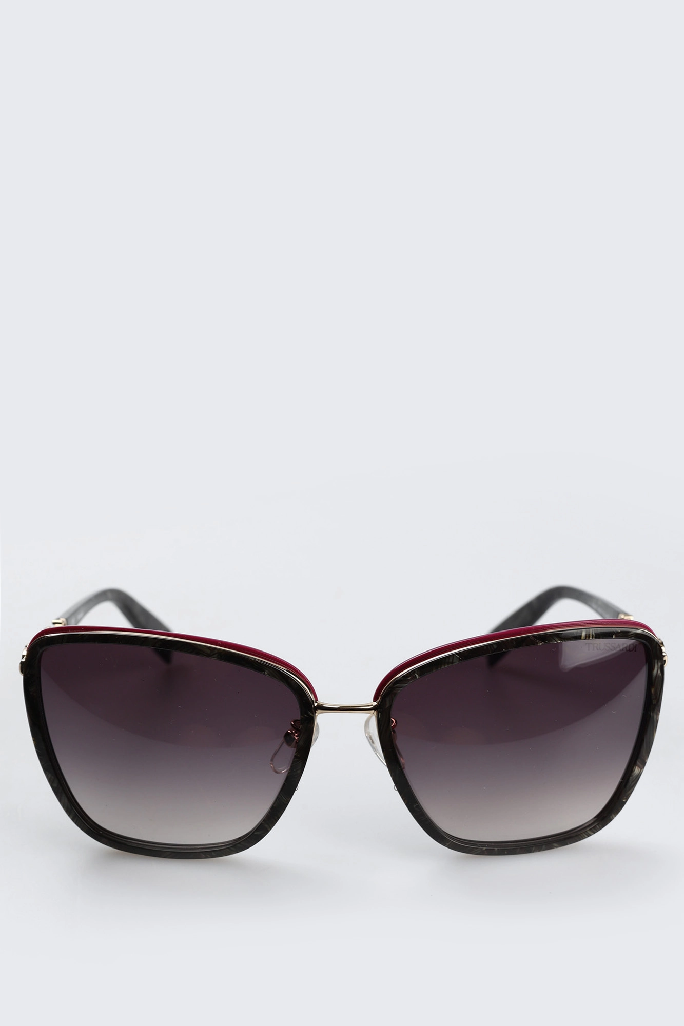 Trussardi-534-300 Очки с футляром Trussardi Бордовый