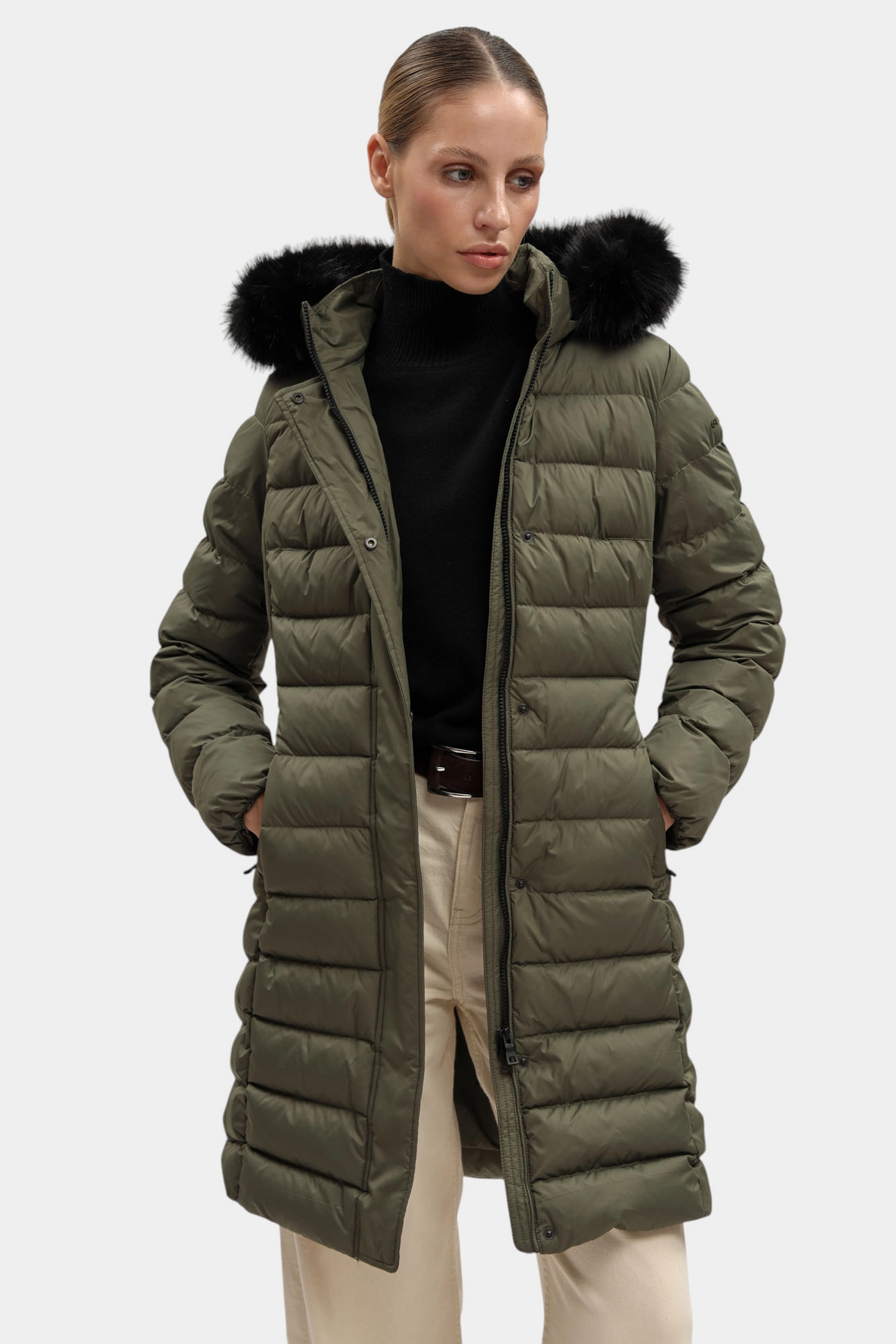 W5626FT3152F пальто утеплённое geox