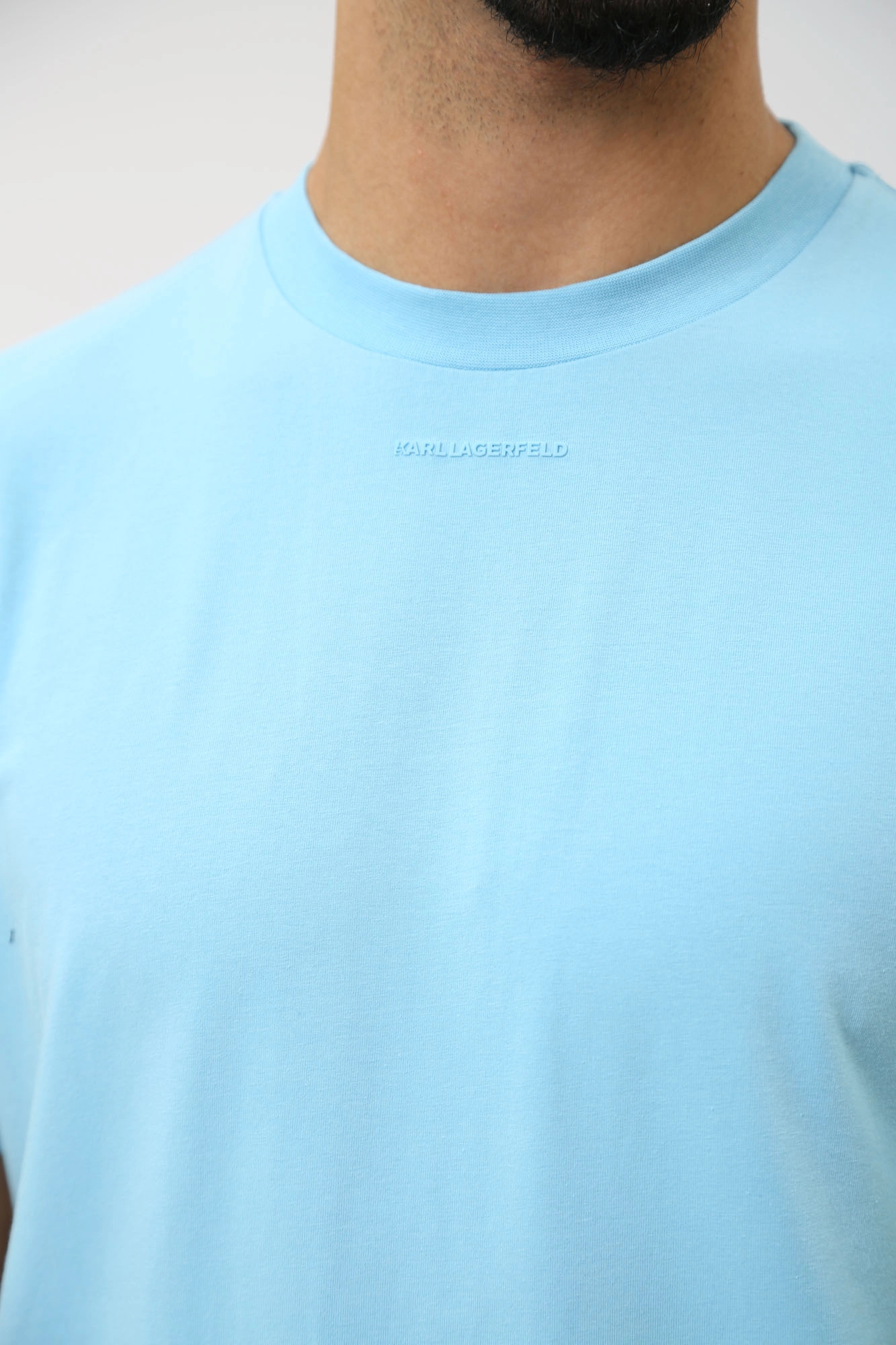 542221_755028 Футболка Karl Lagerfeld Голубой
