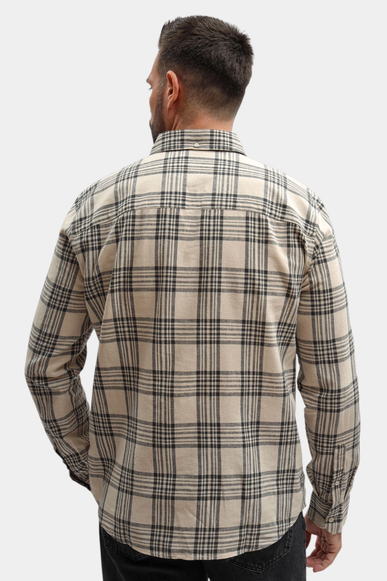 1017540 Рубашка Mustang Бежевый