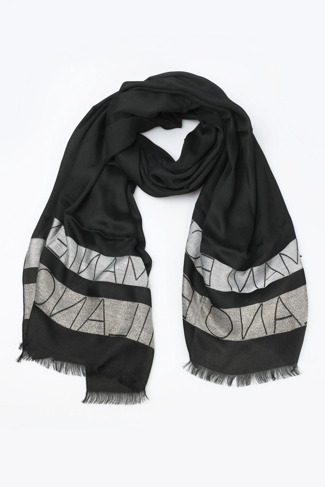 944303_4R153 Шарф Armani Exchange Черный