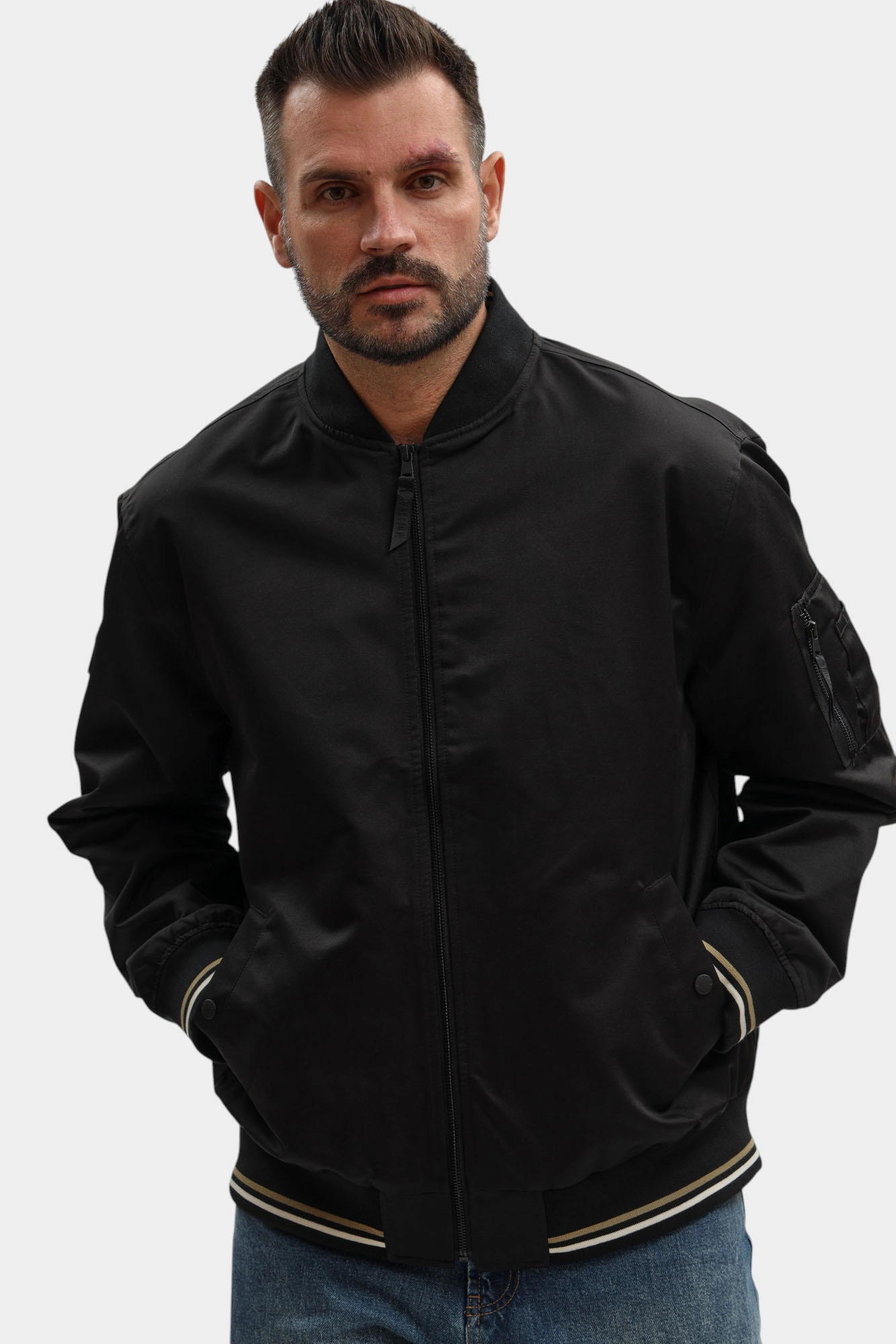 1017561 Куртка легкая Mustang Черный