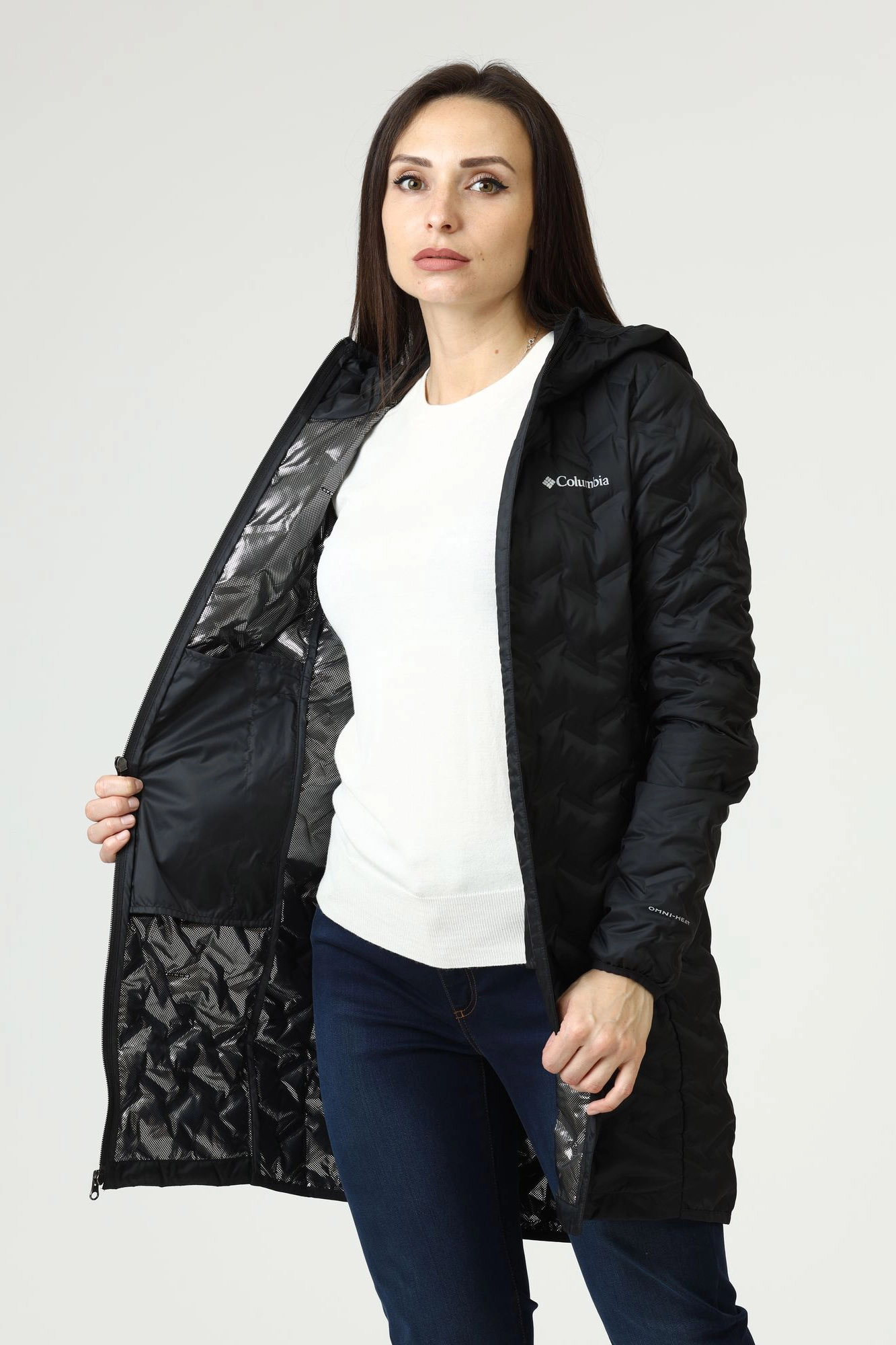 Columbia long down jacket shop