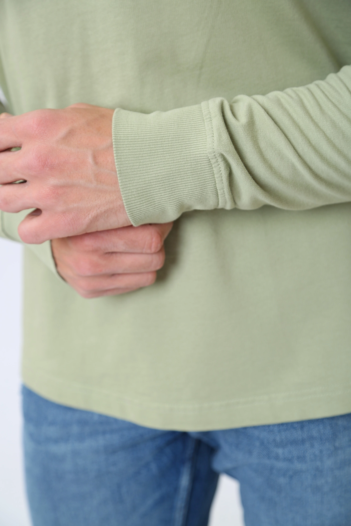 1013525 Свитшот Mustang Зеленый