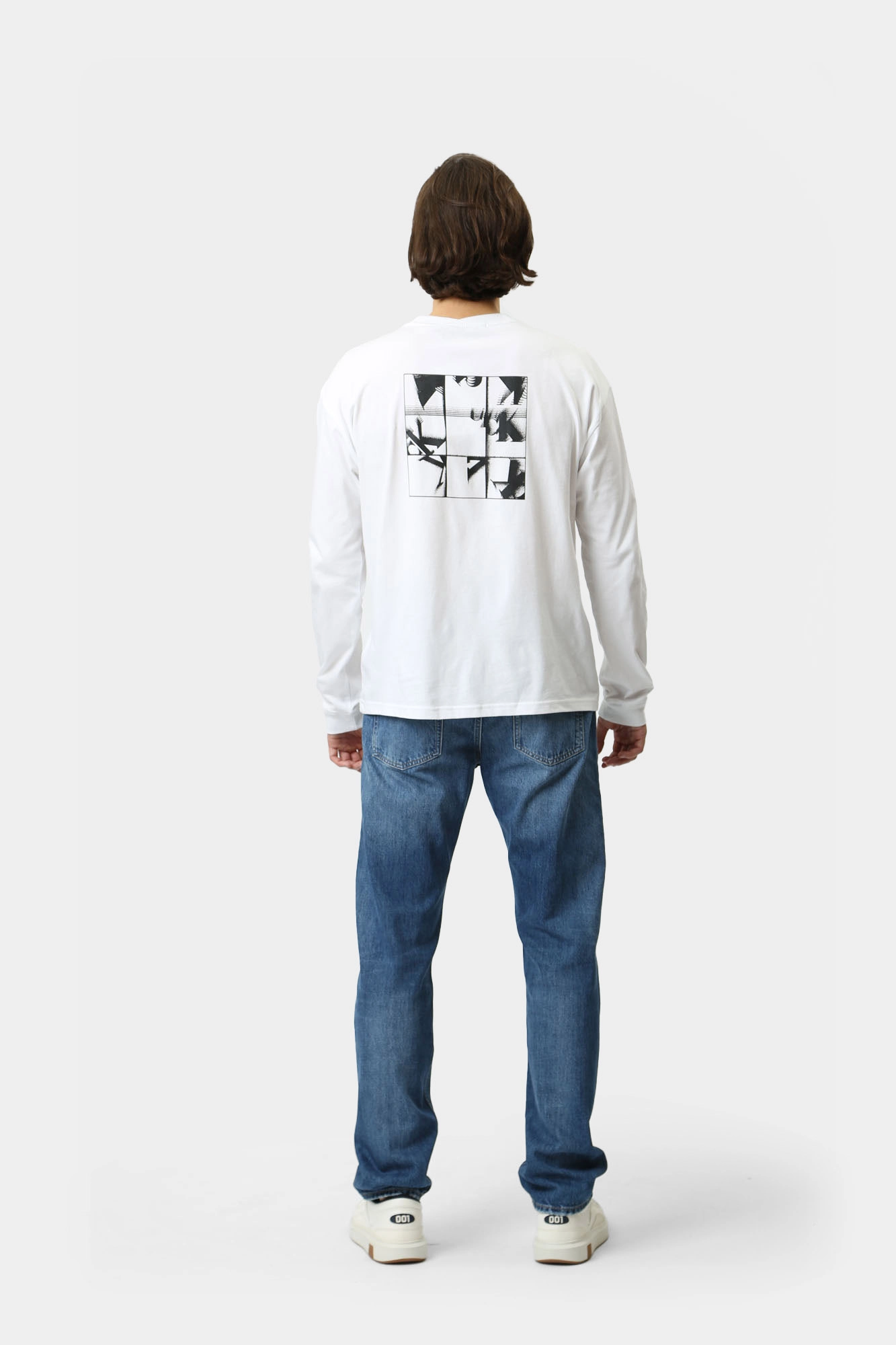 J30J325681 Лонгслив Calvin Klein Jeans Белый