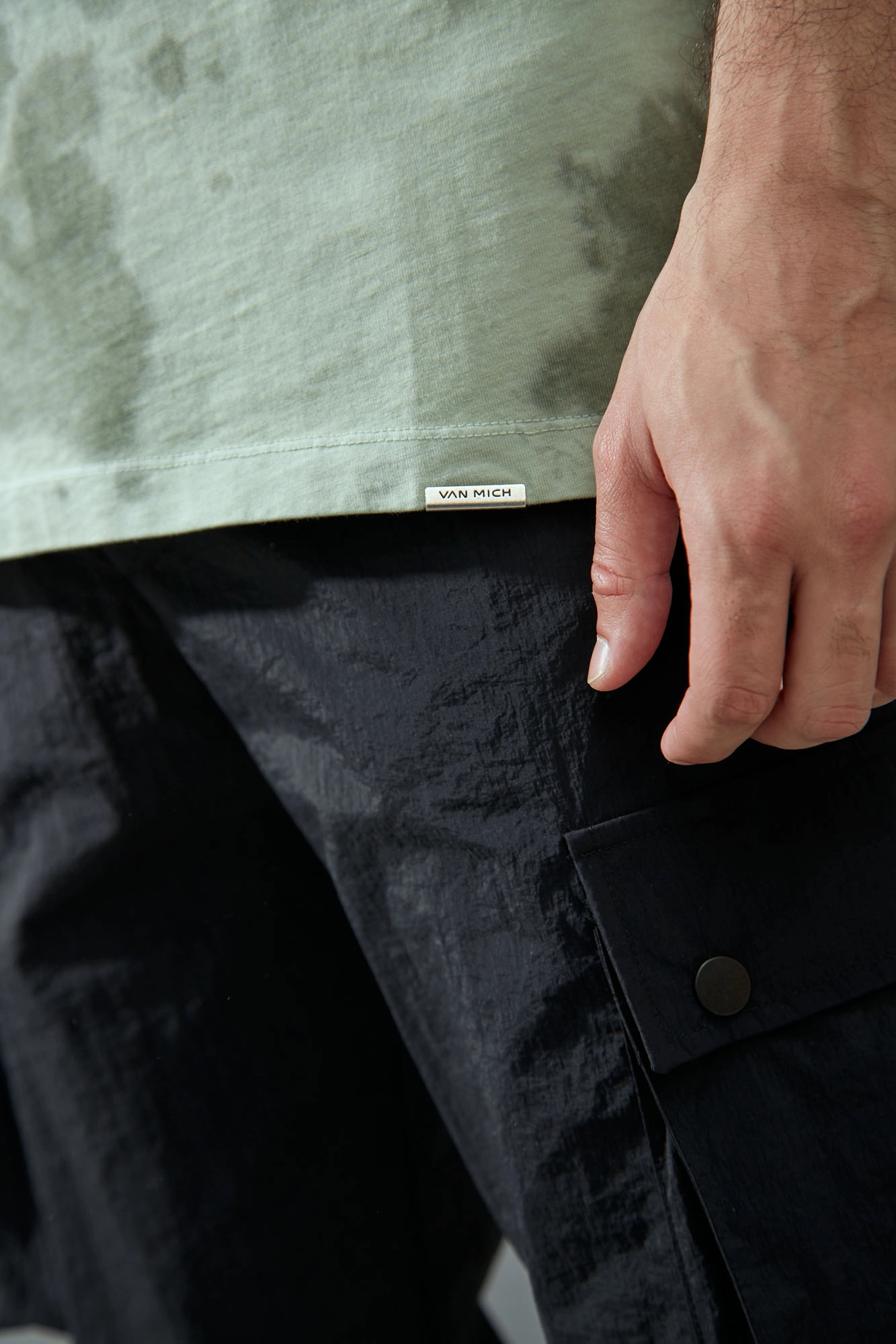 VM-ERK-22-053 Футболка Van Mich Зеленый