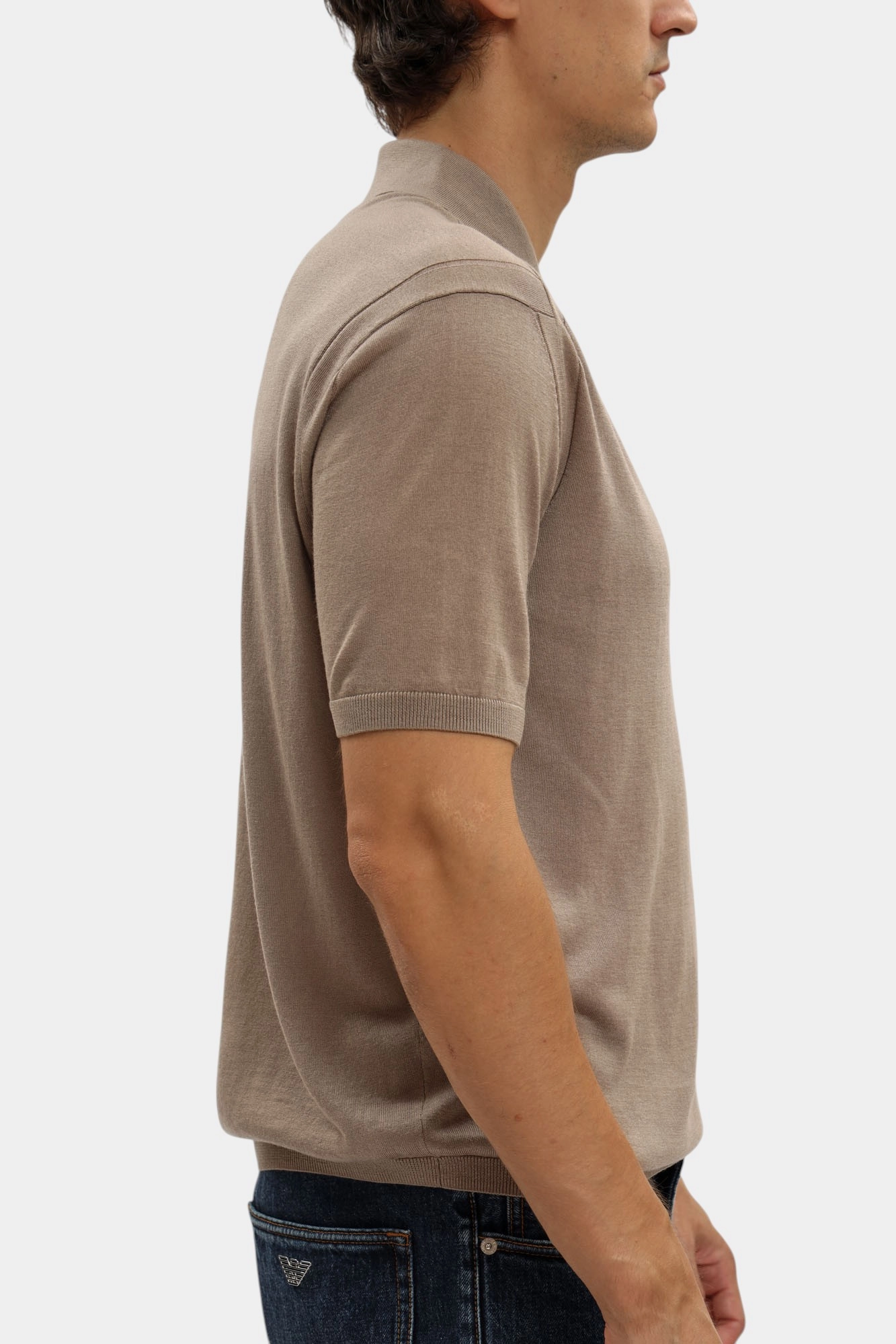 EM003383_ AF18995 Футболка Поло Emporio Armani Коричневый