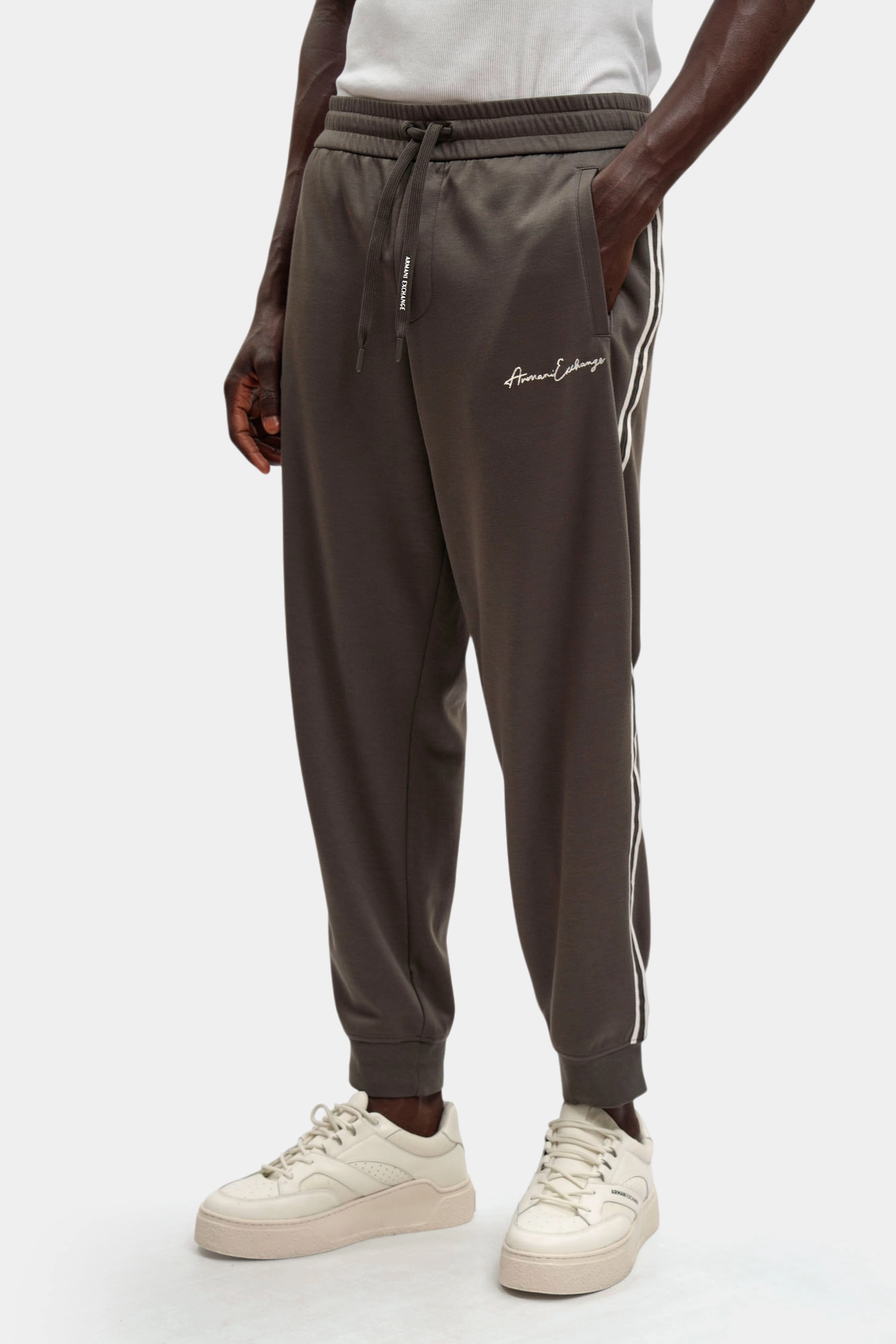 8NZPSG_Z9N1Z Брюки спортивные Armani Exchange Серый