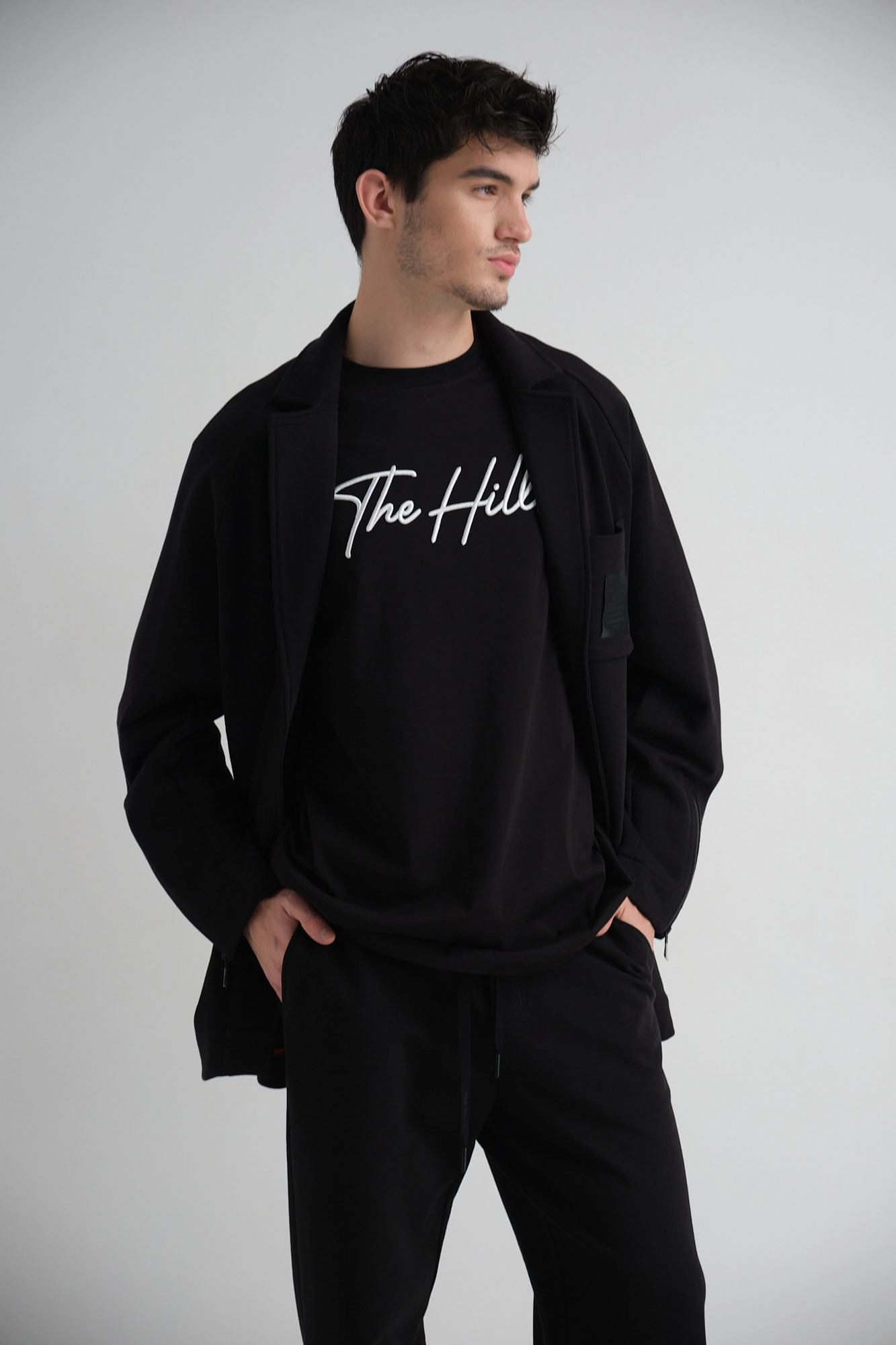 M-242-LE-20-0043 Пиджак The Hills Черный