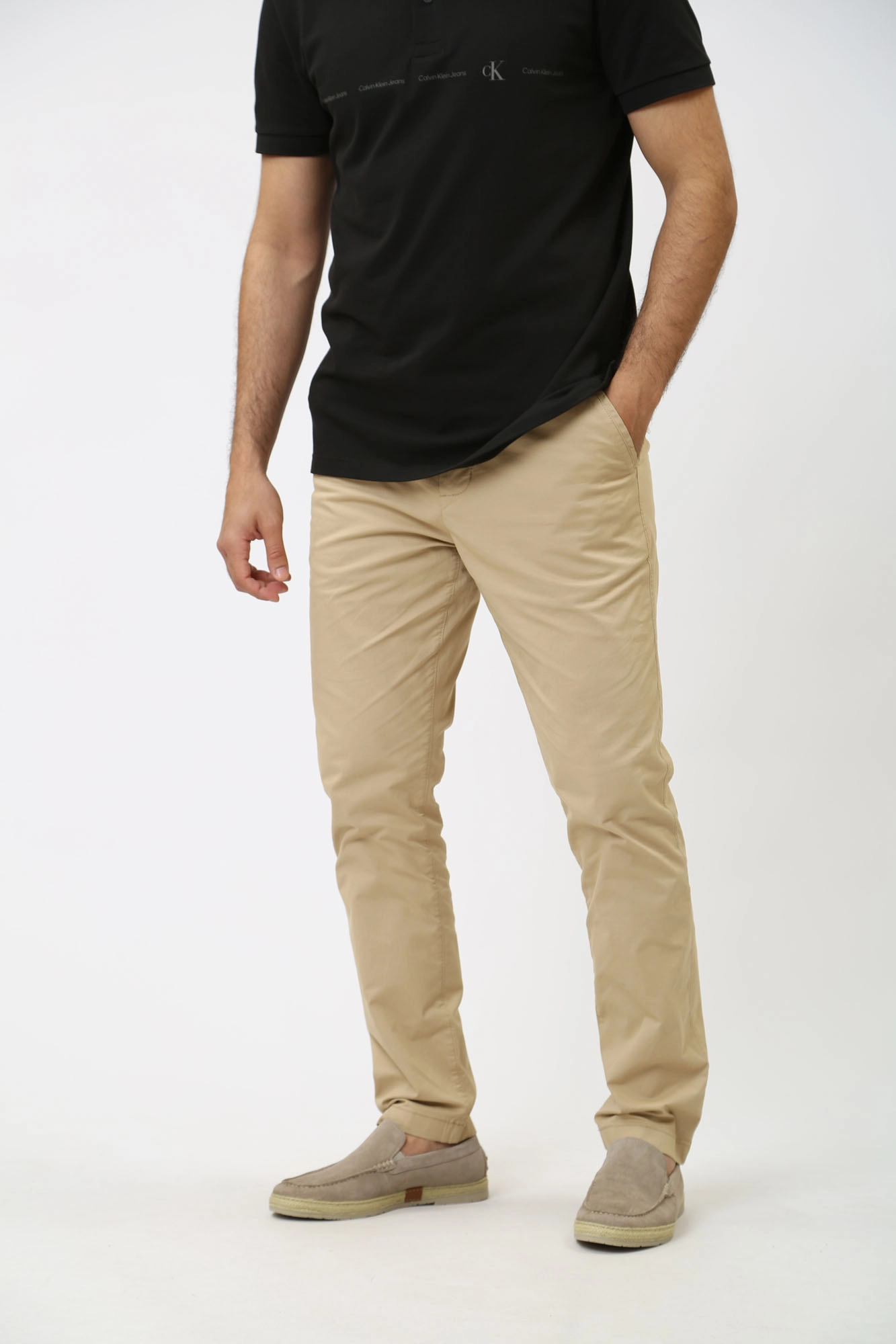 Calvin klein khaki pants discount