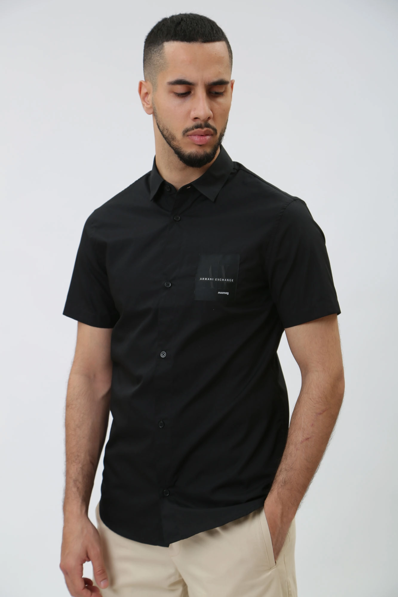 3DZC27_ZNXLZ Рубашка Armani Exchange Черный