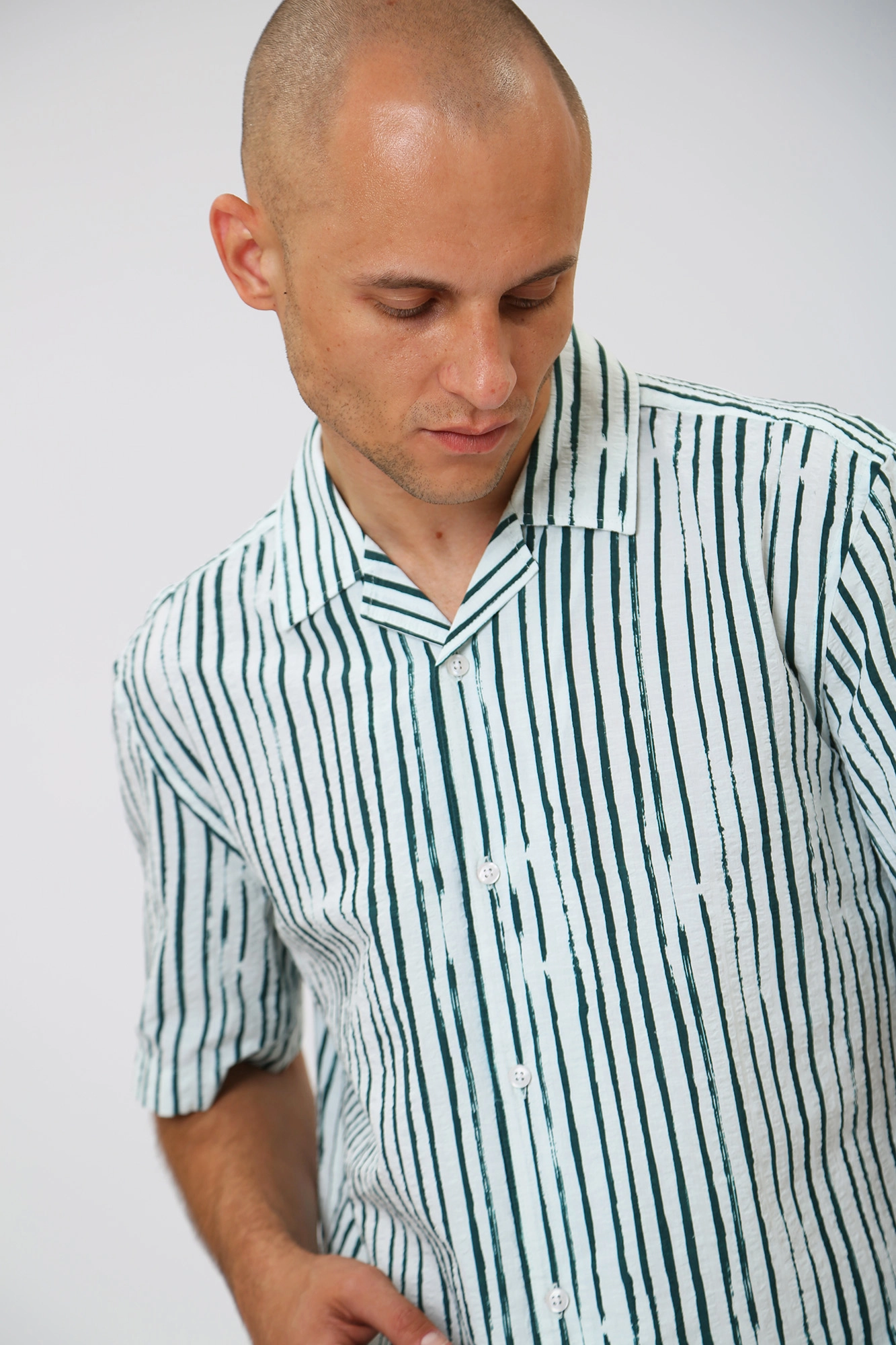 30037814_10016061 Рубашка Strellson Зеленый