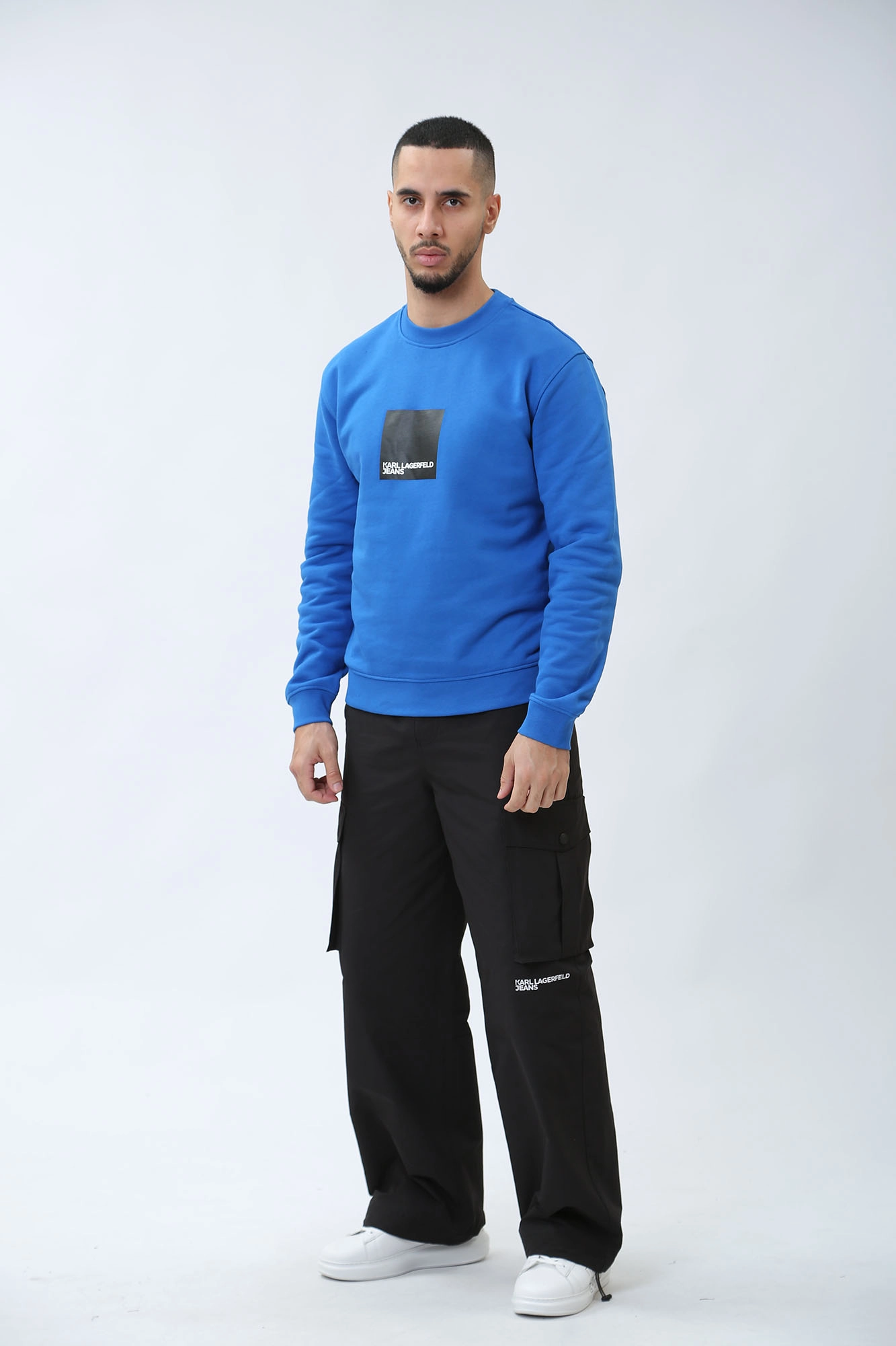 231D1804 Свитшот Karl Lagerfeld Jeans Синий