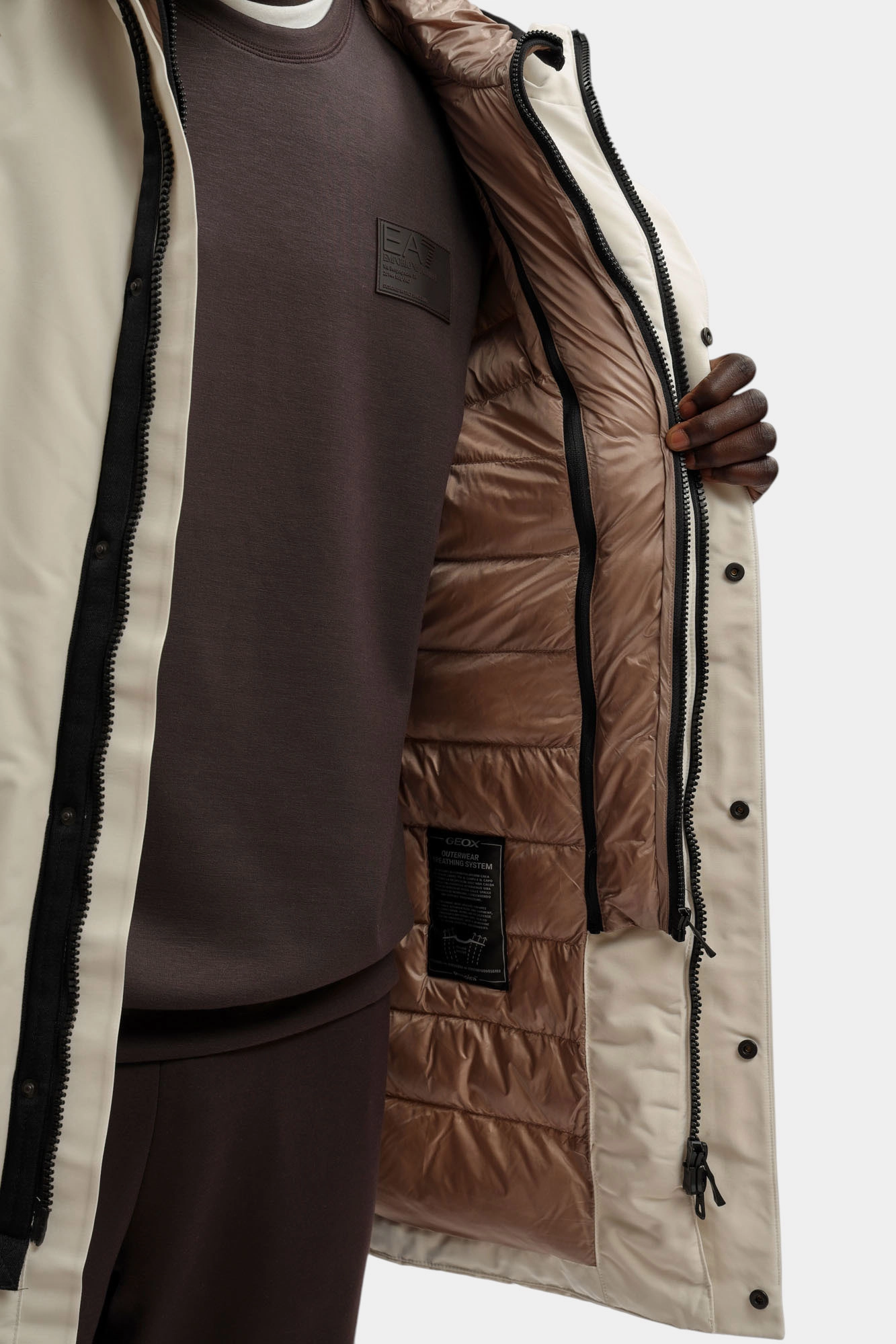 M5628FT3285 Куртка парка Geox Молочный