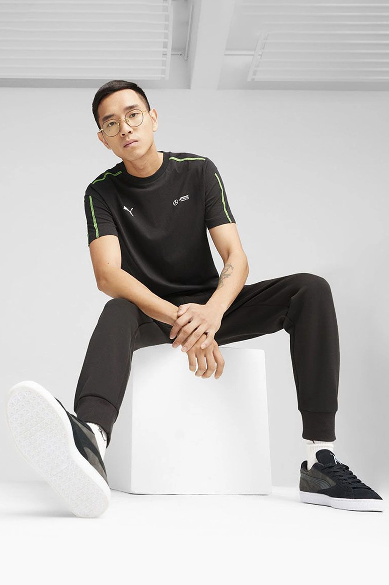 62374301 Футболка Puma Черный