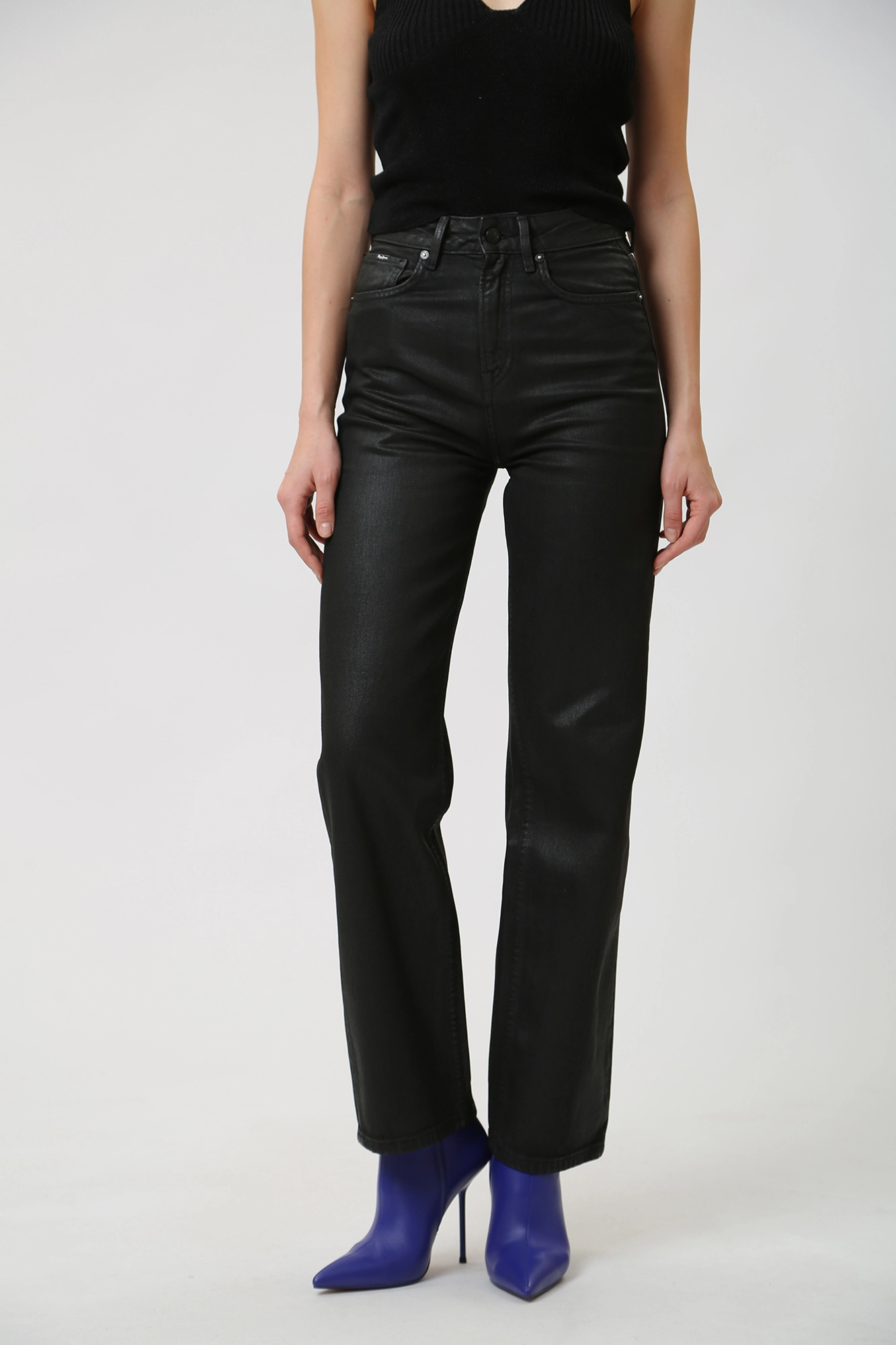 STRAIGHT JEANS UHW COATED Pepe Jeans