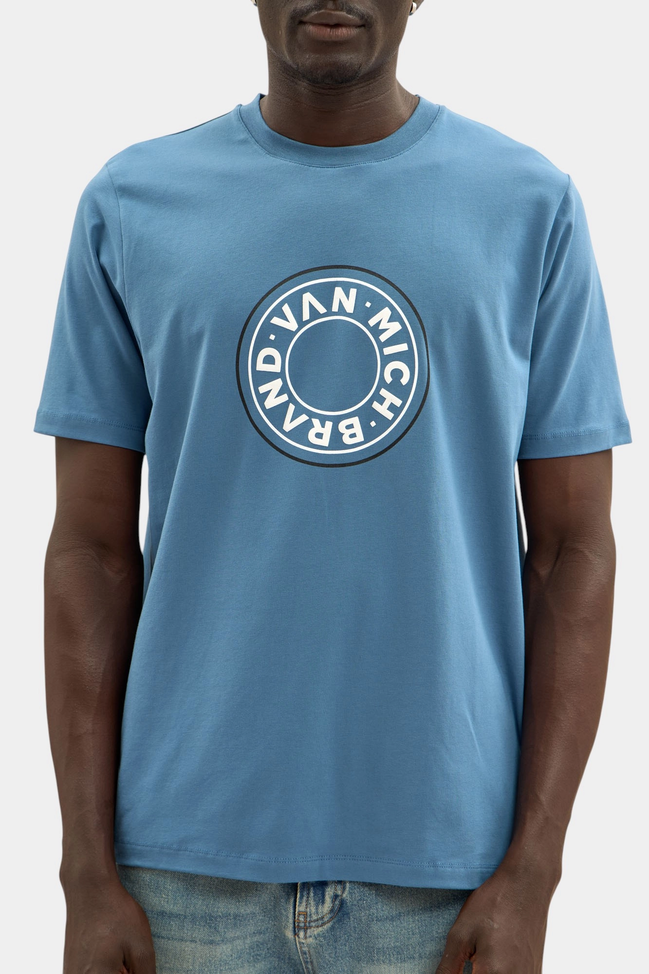 VM-ERK-22-571 Футболка Van Mich Синий