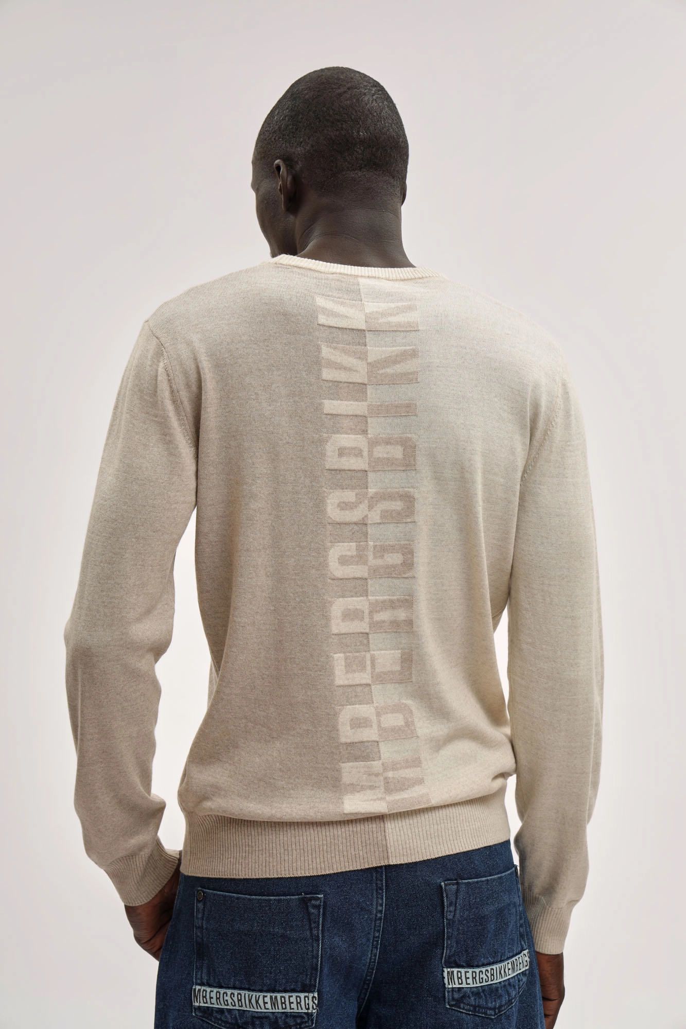 BMM1140 Джемпер Bikkembergs Бежевый