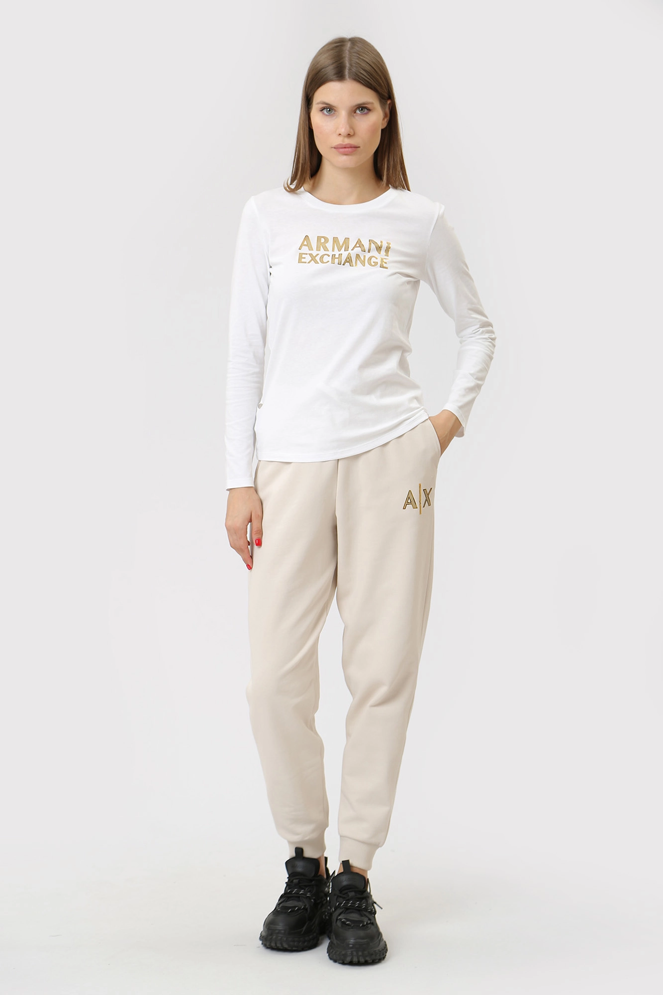 6RYT56_YJ8QZ лонгслив armani exchange 