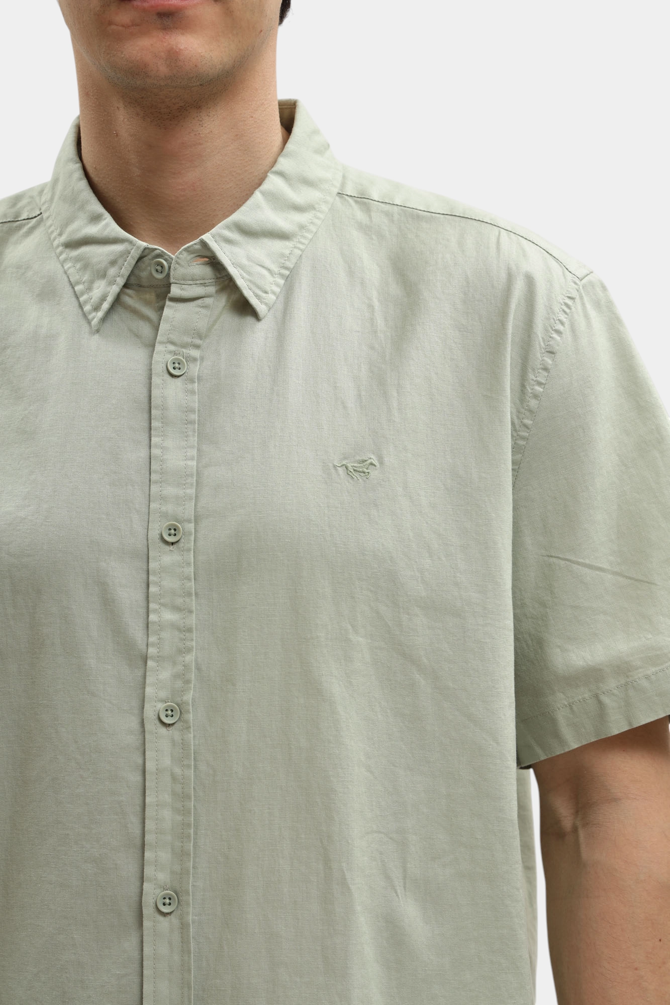 1017845 Рубашка Mustang Зеленый