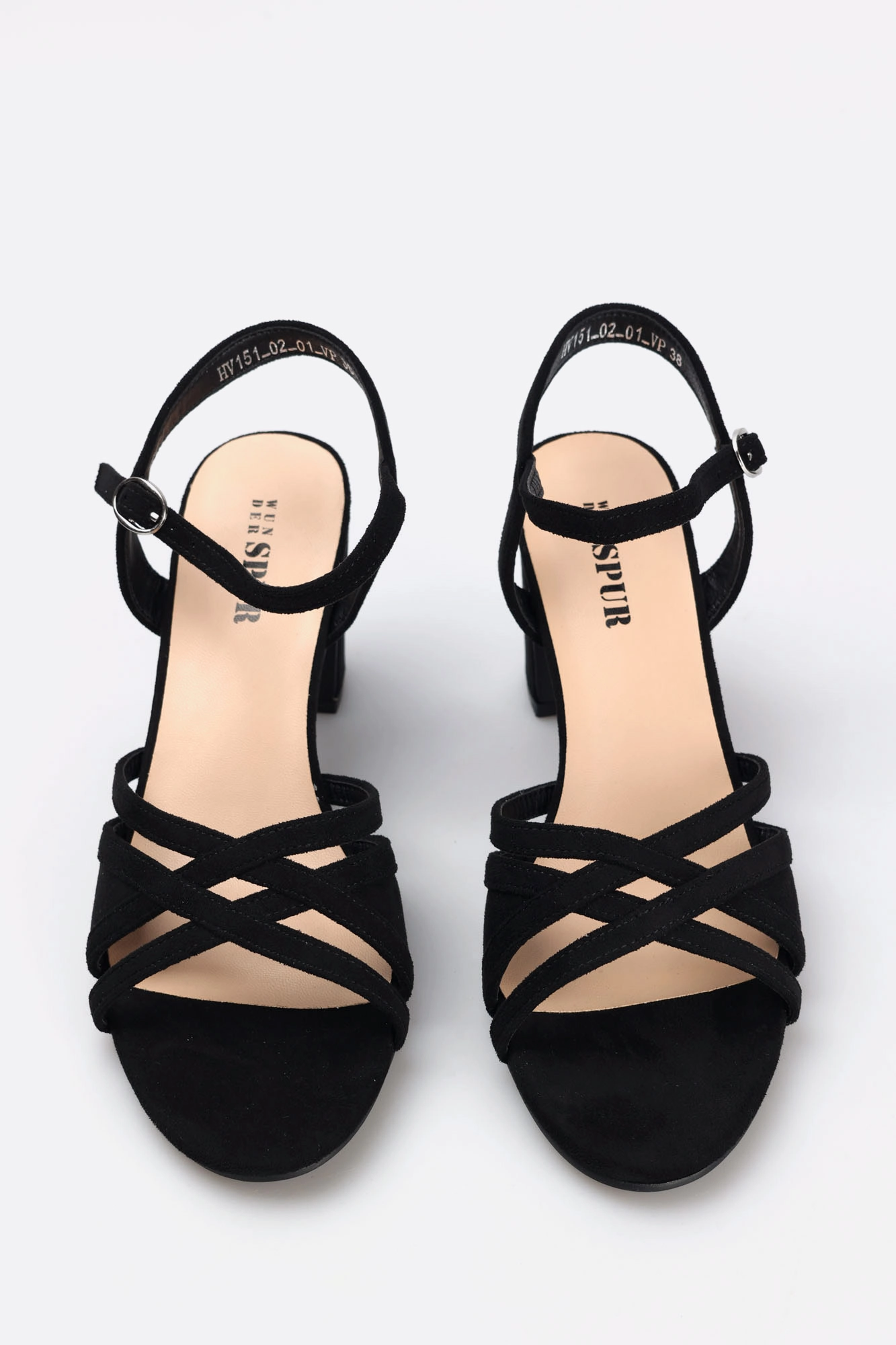 HV151_02_01 Босоножки Spur Черный