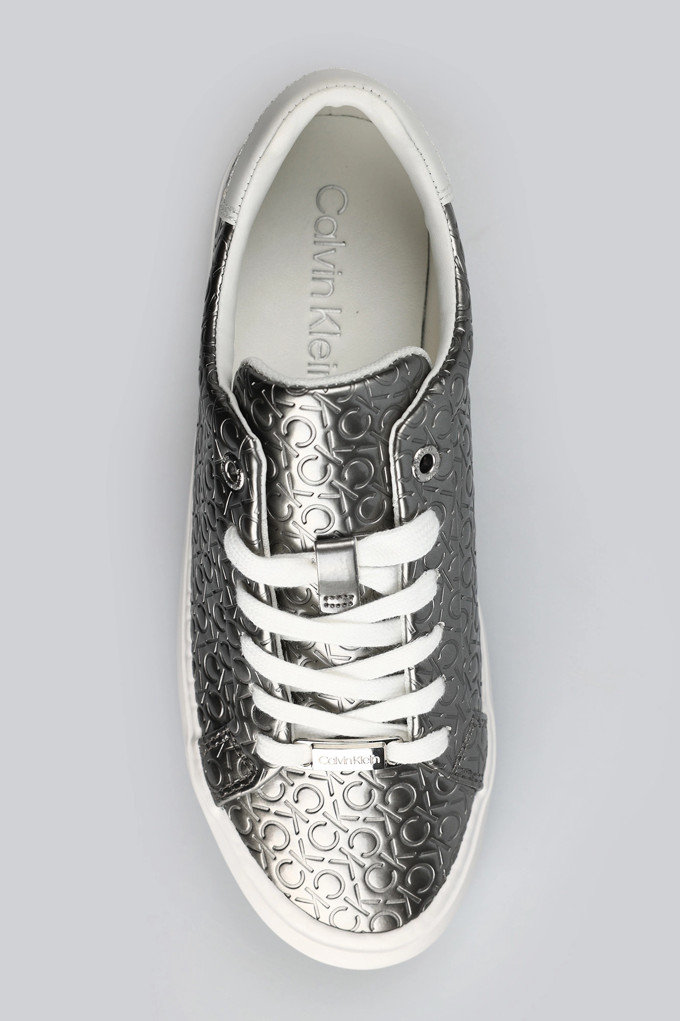 HW0HW00877 Кеды Calvin Klein Серебряный