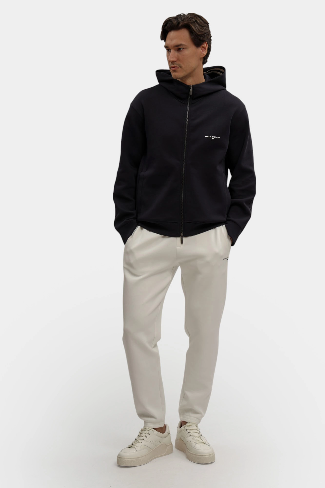 XM000983_AF10818 Толстовка с/к Armani Exchange Синий