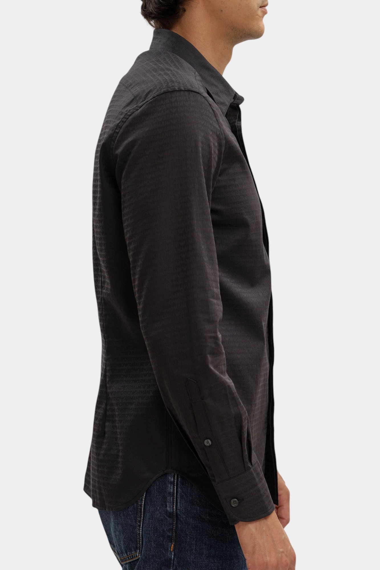 EM003755_ AF18123 Рубашка Emporio Armani Черный