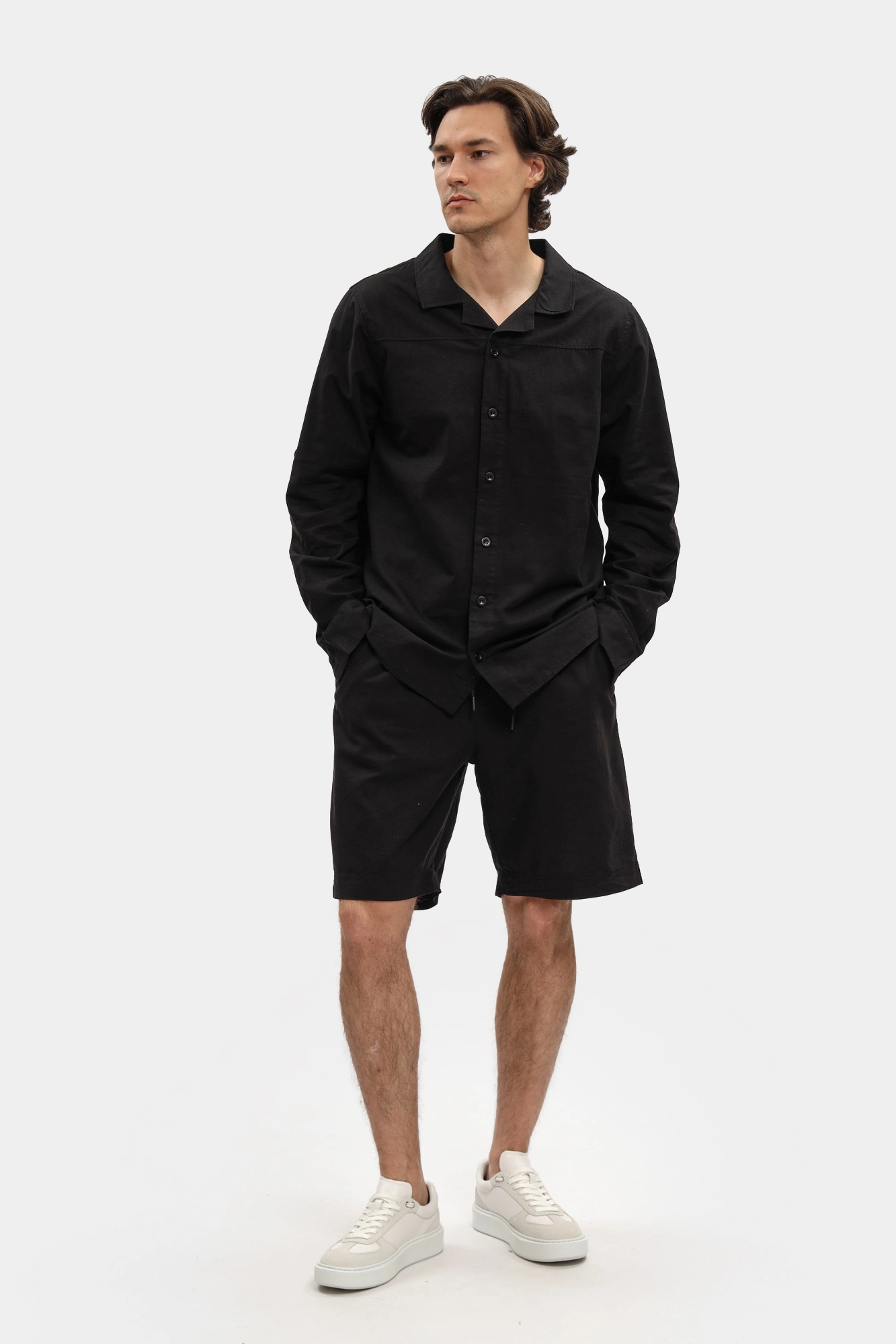 IM-125-004 Рубашка с длинным рукавом Inspirit Черный