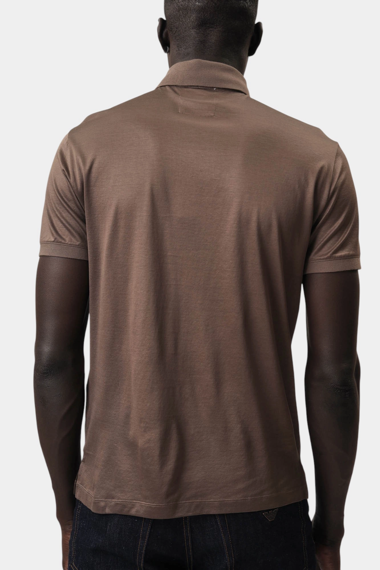 8N1F98_1JUVZ Поло Emporio Armani Коричневый