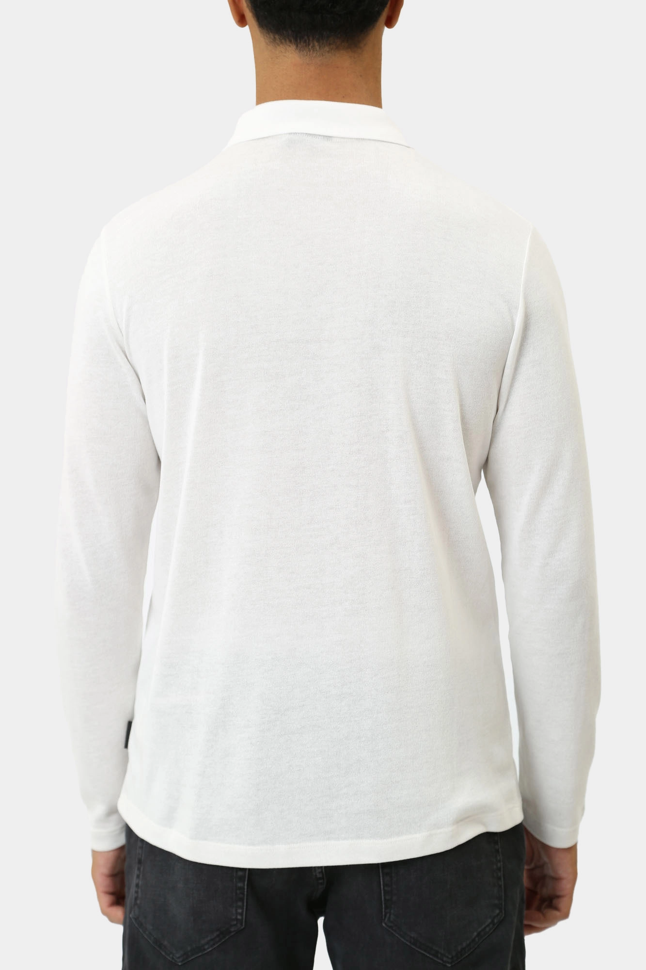 30042482_10008529 Поло с длинным рукавом Strellson Серый