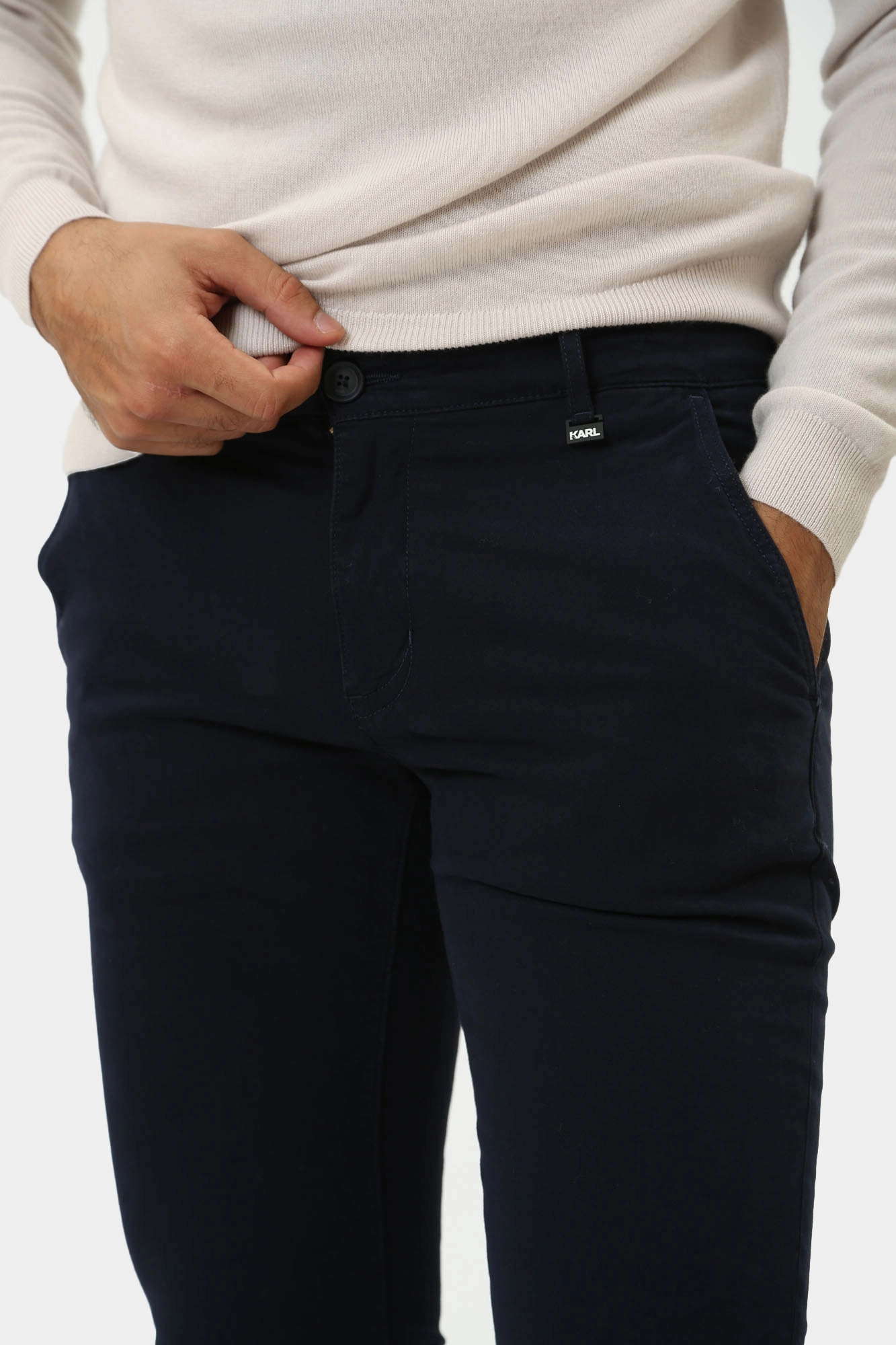 544825_255835 Брюки чиносы Karl Lagerfeld Синий