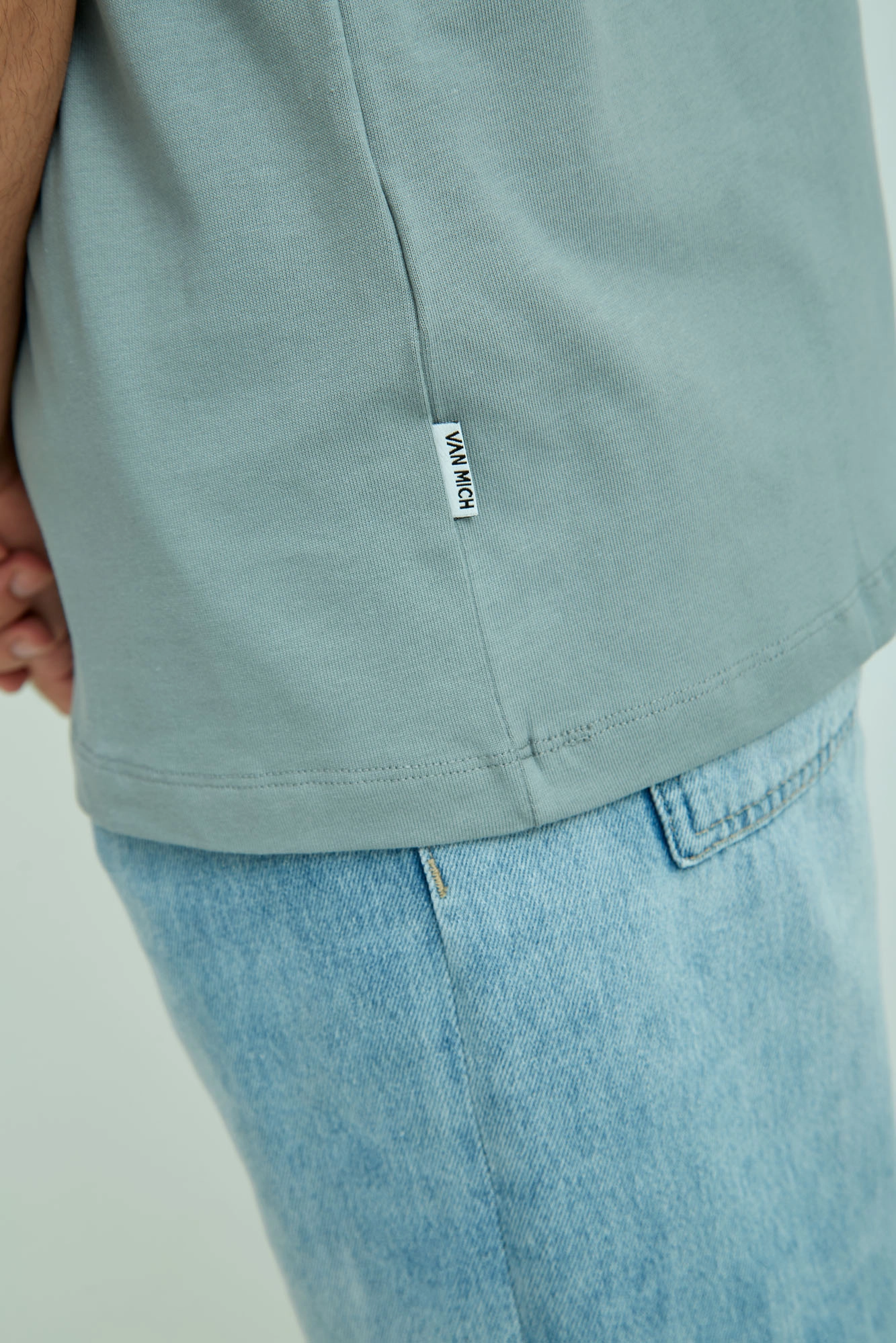 VM-ERK-22-060 Футболка Van Mich Голубой