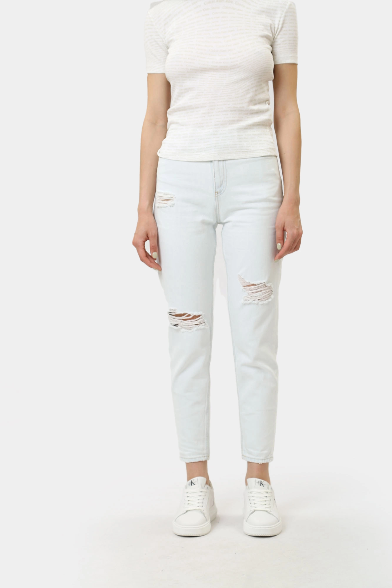 J20J222147 джинсы mom jeans  calvin klein jeans 