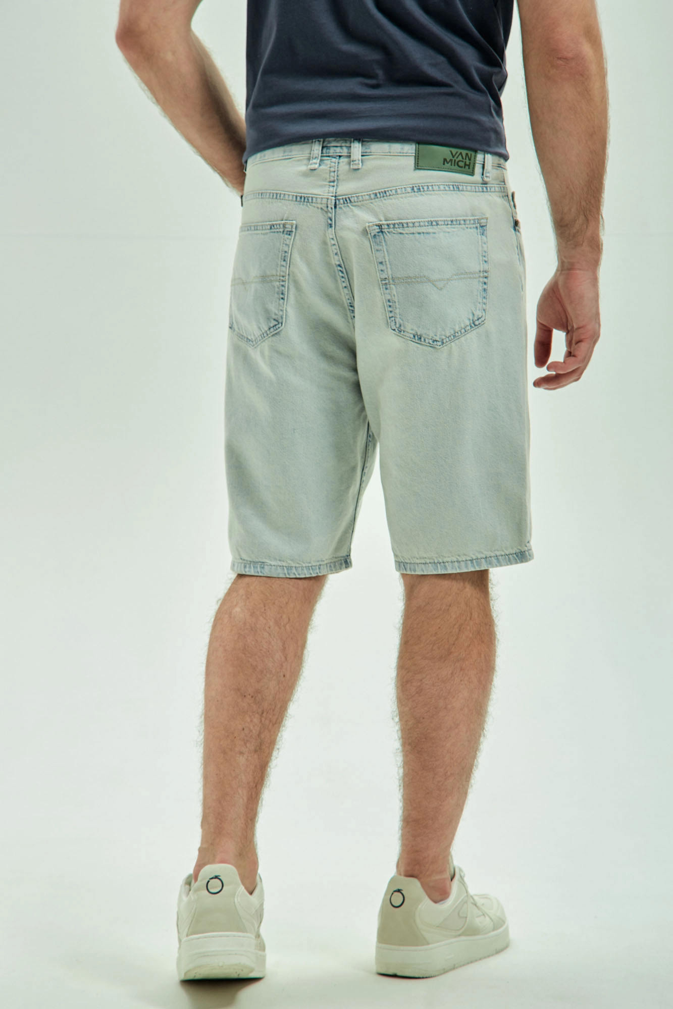 VM-OMA-33-013 Шорты джинсовые Van Mich Серый