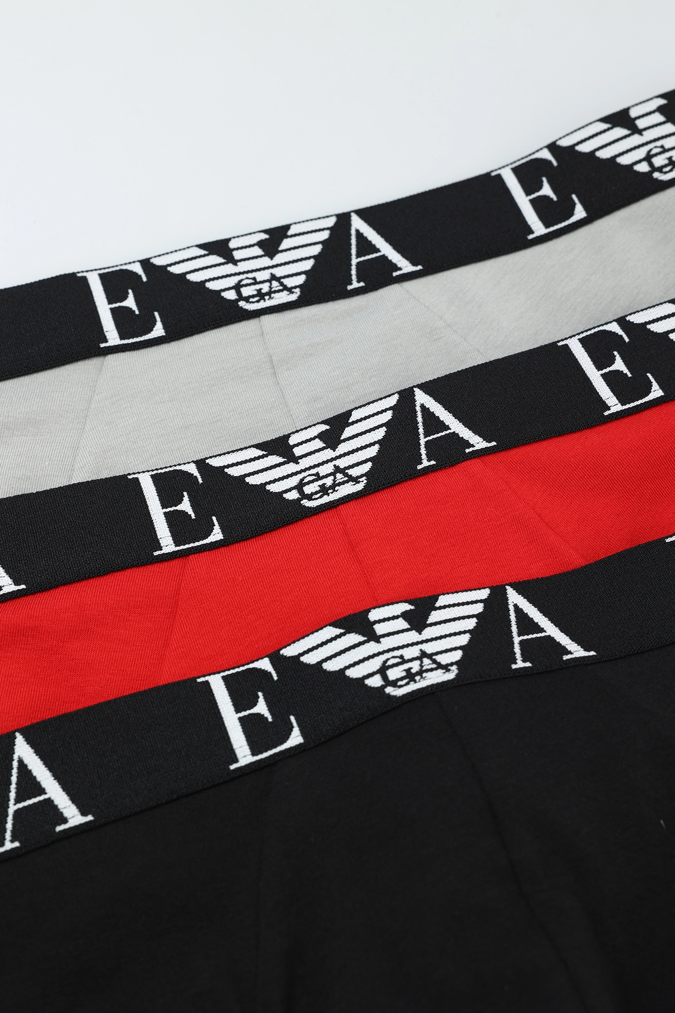 111734_3F715 Комплект белья 3 шт. Emporio Armani Красный