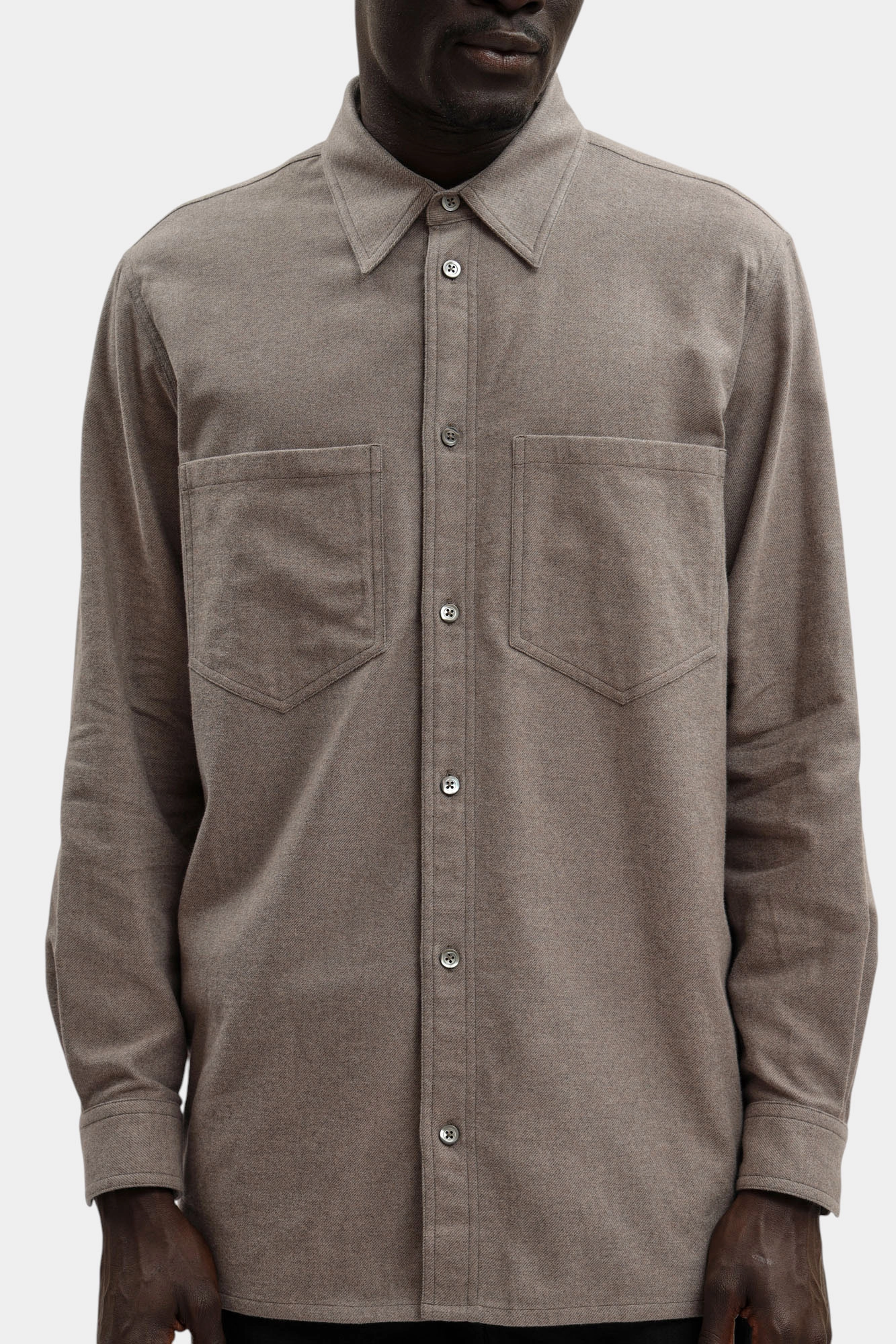 EM001604_ TE16011 Рубашка с длинным рукавом Emporio Armani Коричневый