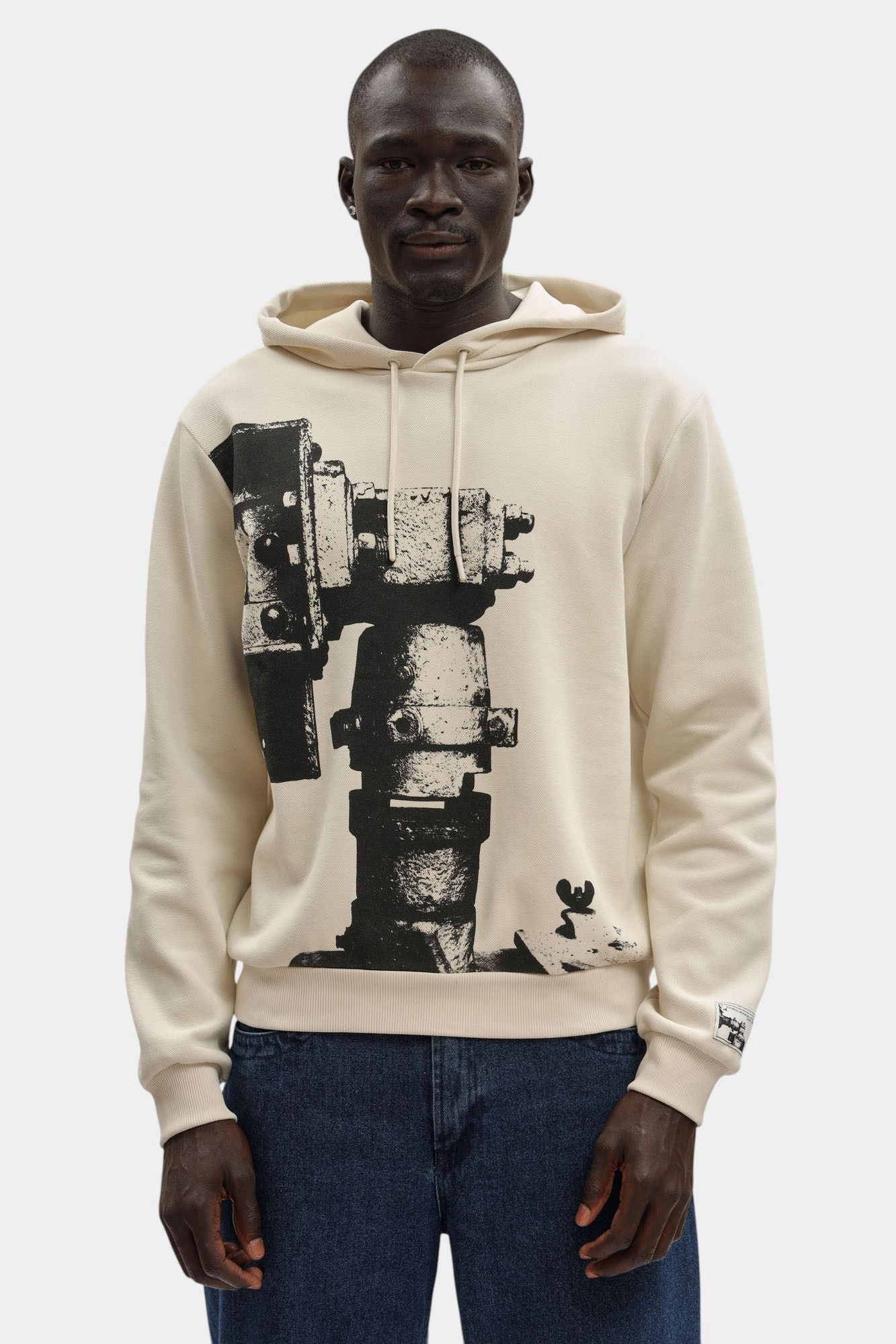 BMF1132 Худи Bikkembergs Бежевый