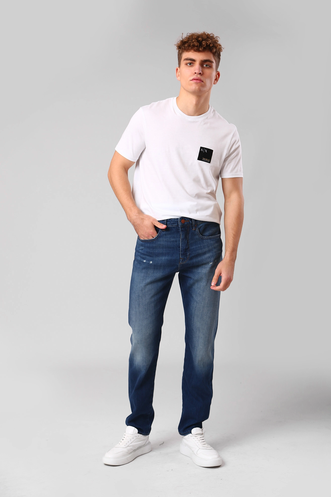 6LZJ24_Z4FDZ Джинсы Armani Exchange Синий