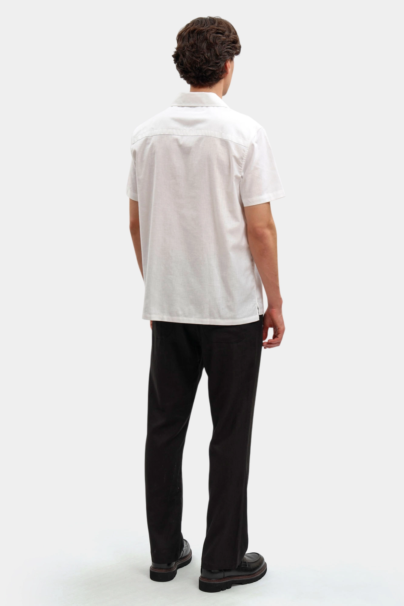 BMP1412 Брюки льняные Bikkembergs Черный