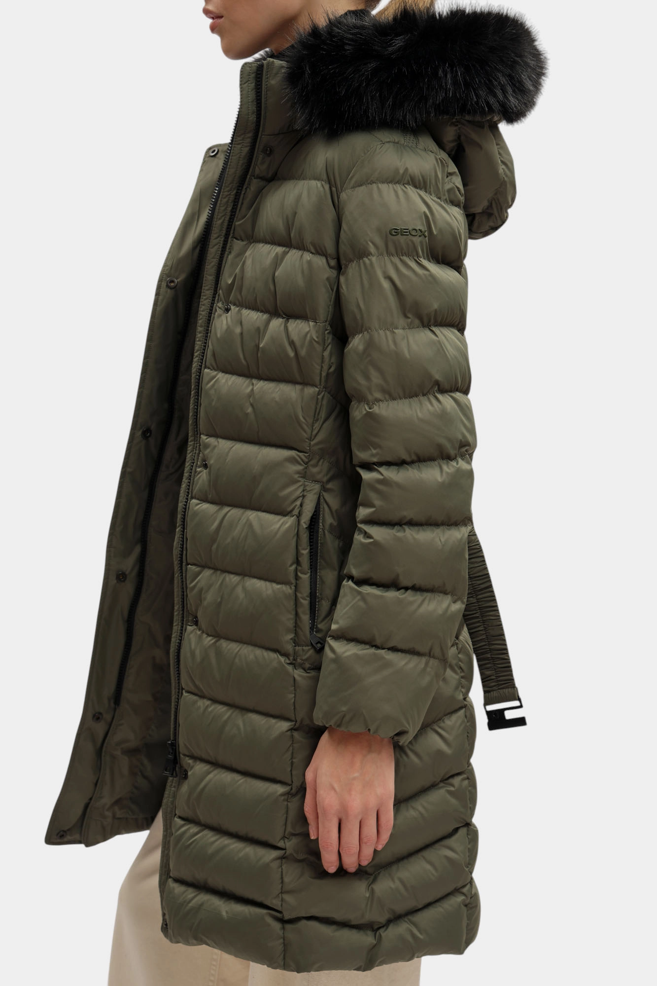 W5626FT3152F пальто утеплённое geox