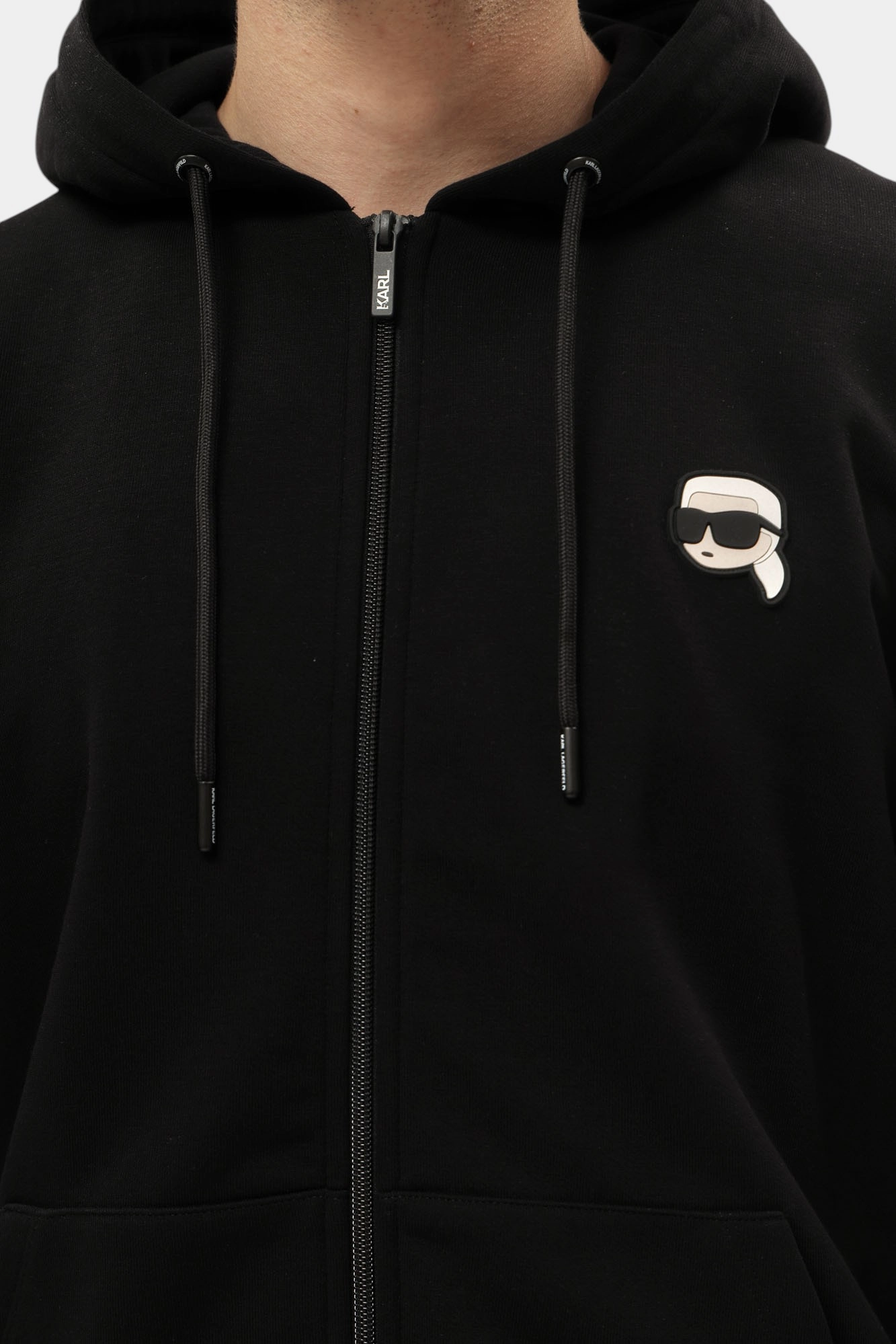 552900_705012 Толстовка с капюшоном Karl Lagerfeld Черный