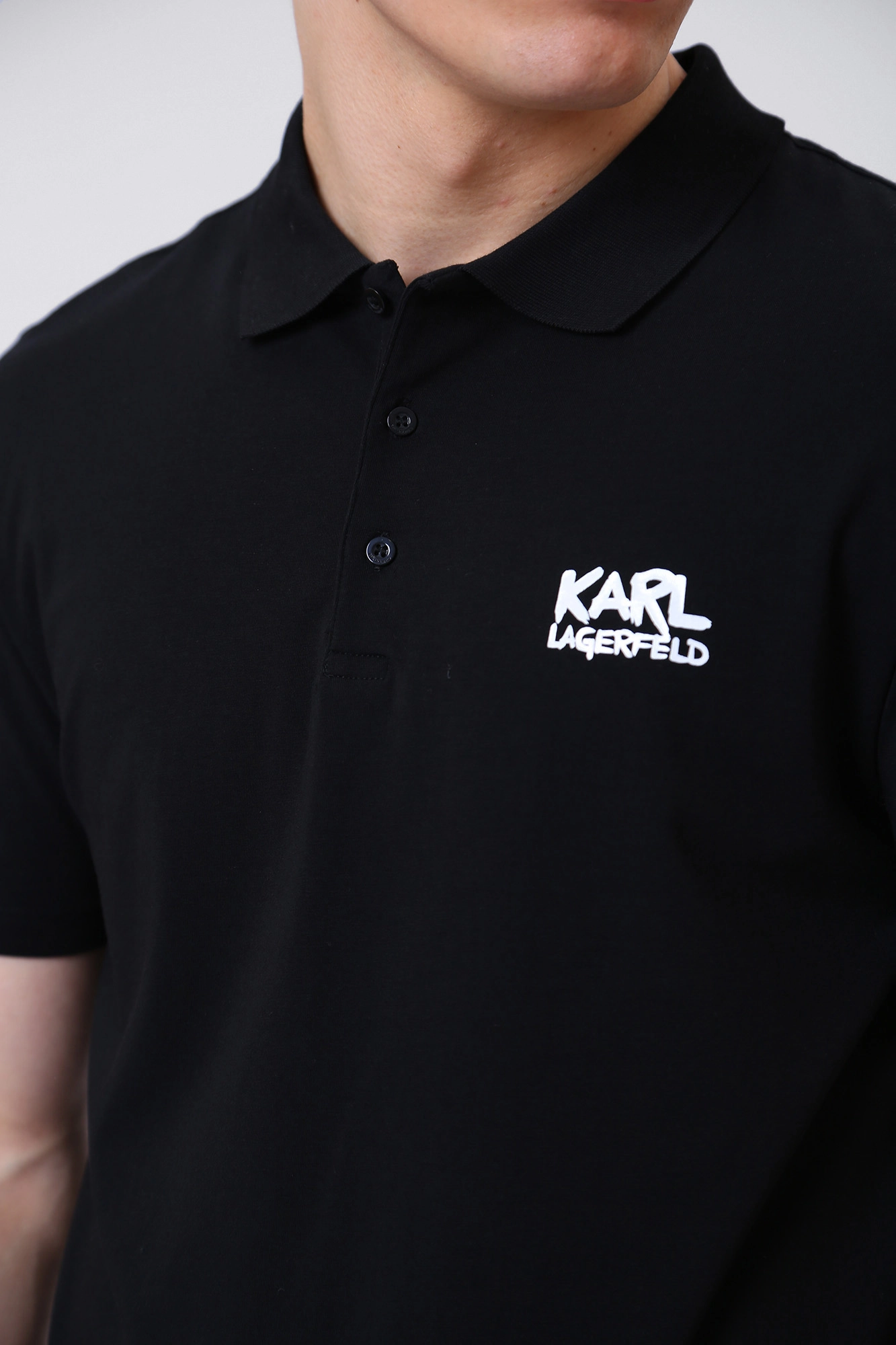 531221_745082 Поло Karl Lagerfeld Черный