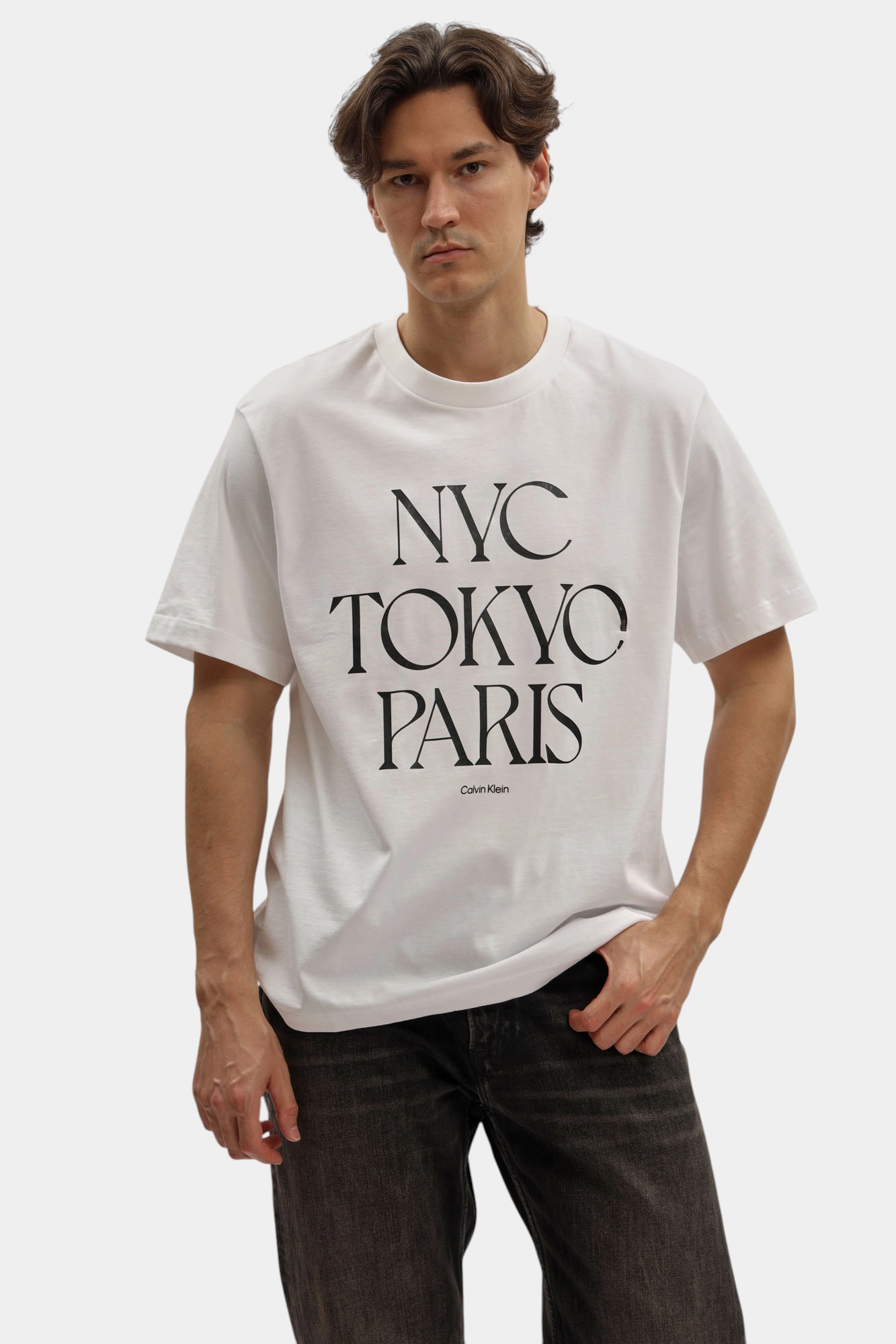 LV04RD809G Футболка Calvin Klein Jeans Белый