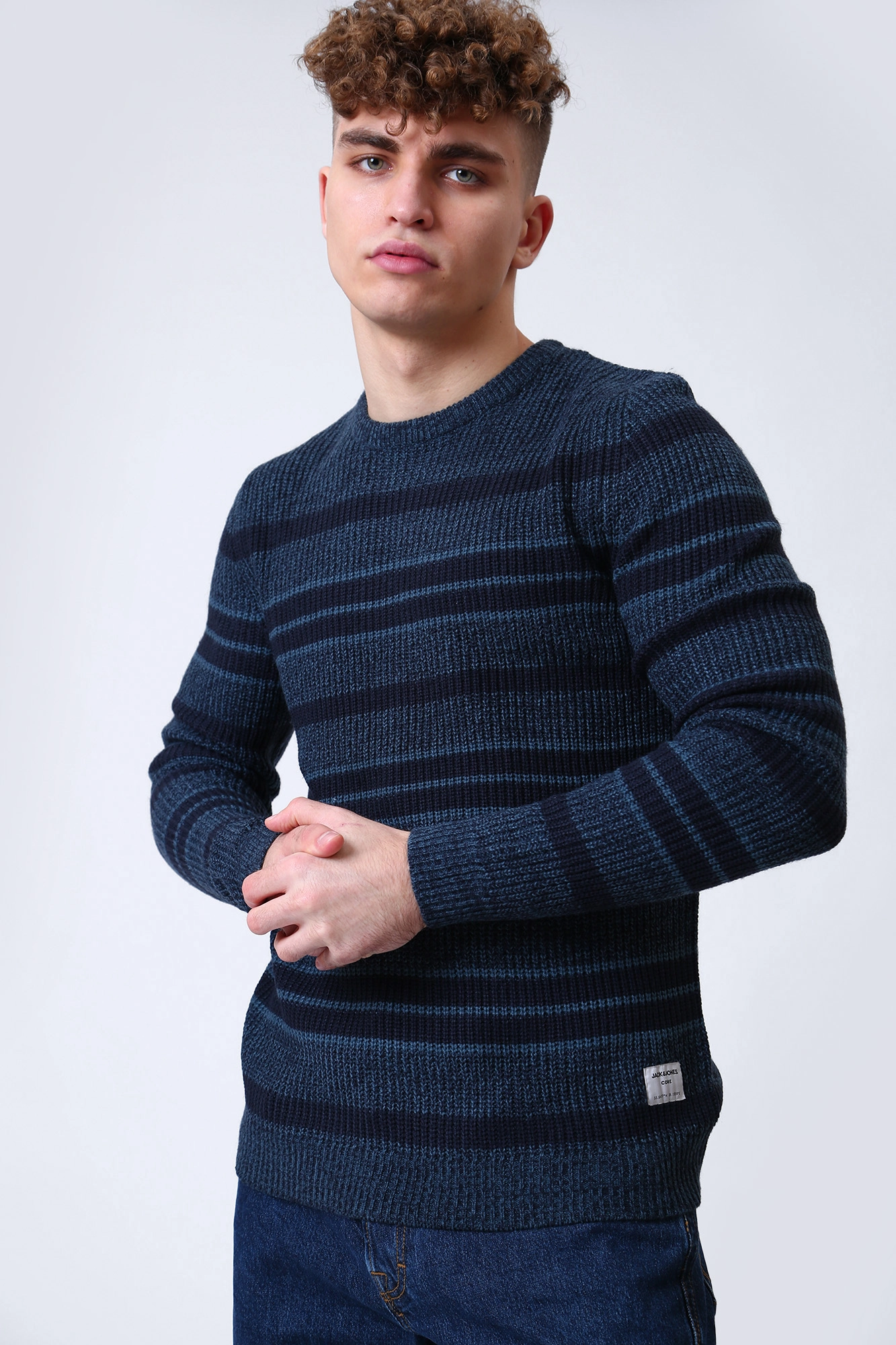 12217487 Джемпер Jack & Jones Синий